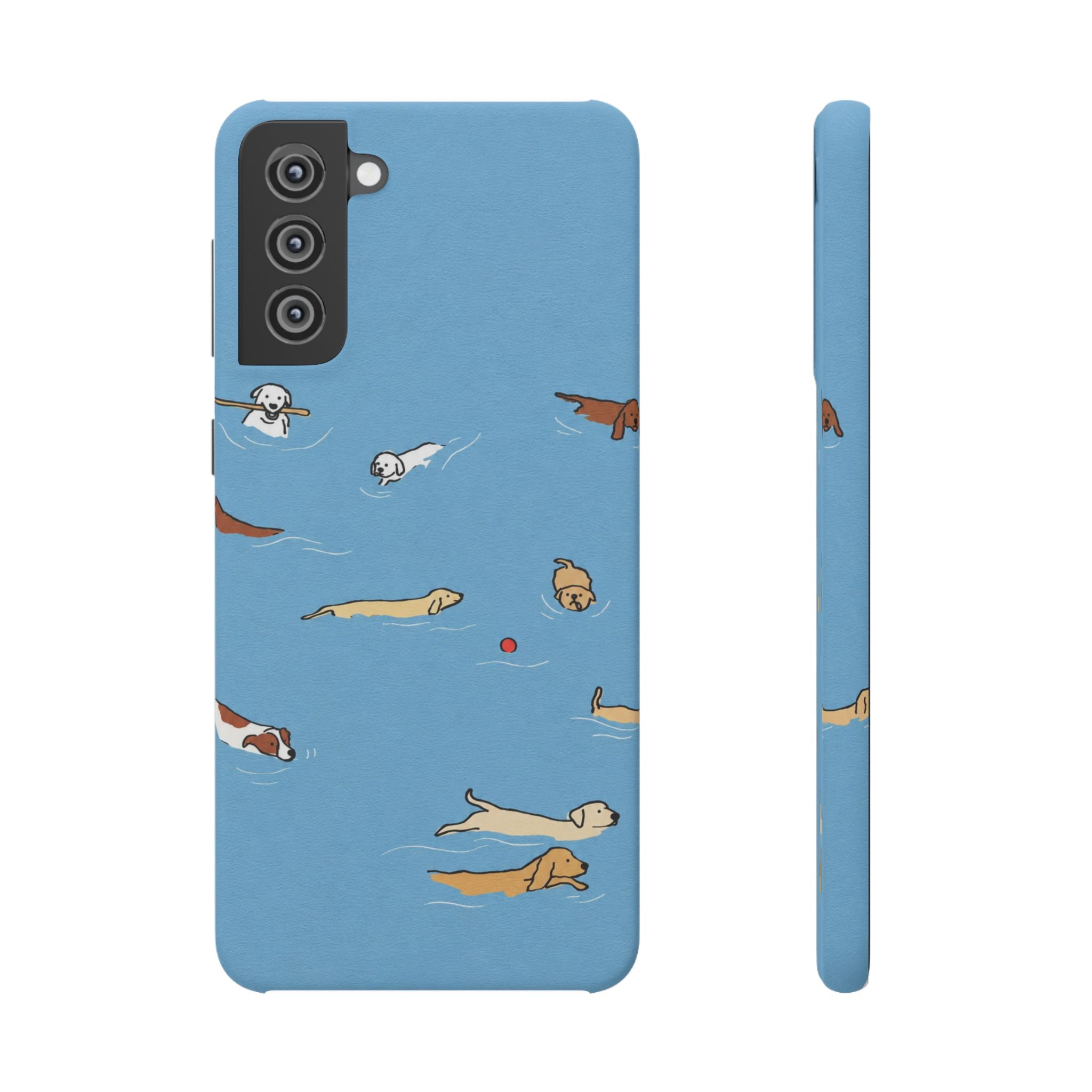 Swimming Dogs Phone Case