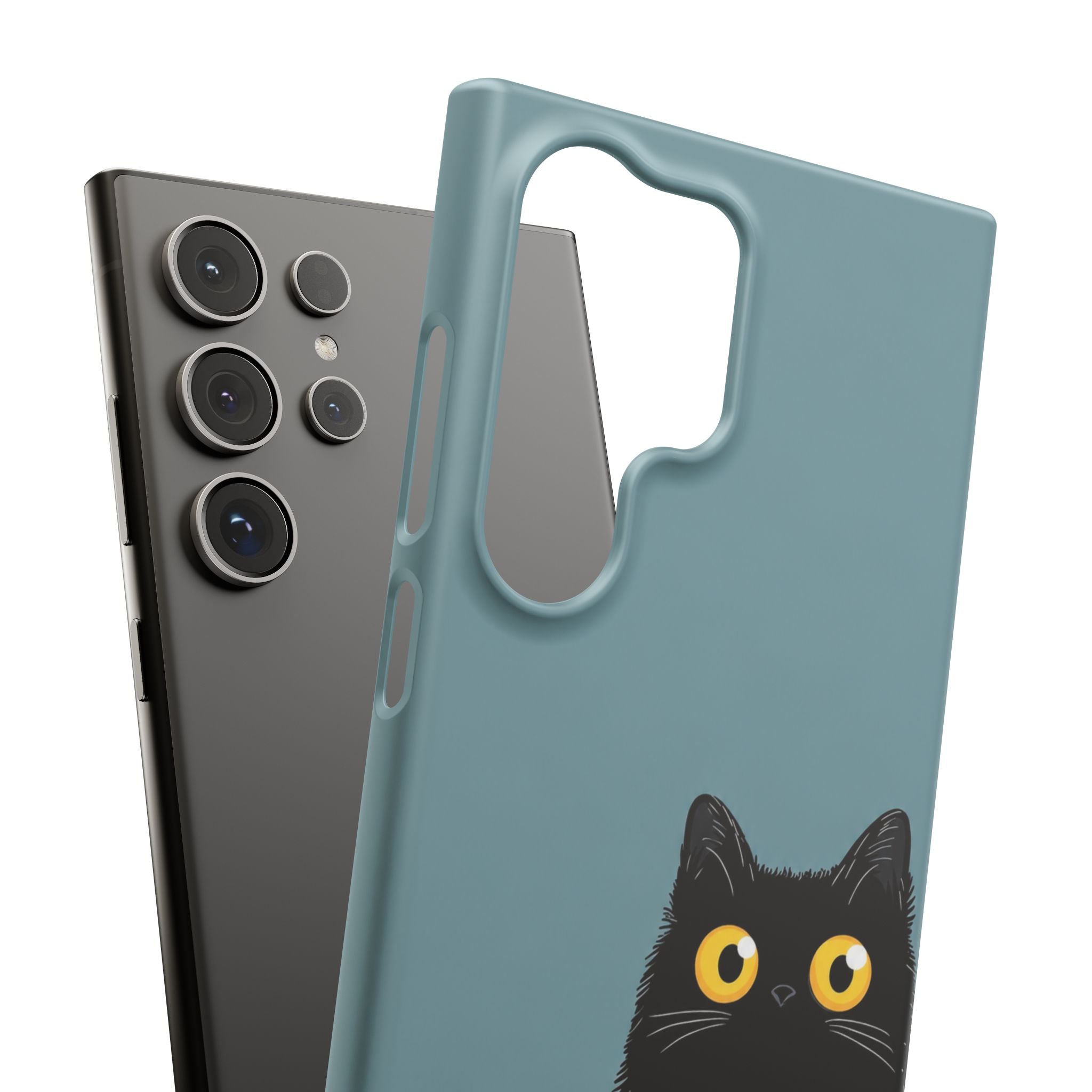 Cute Black Cat Phone Case
