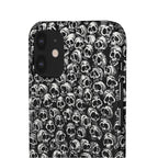 Black and White Skull Pattern Phone Case