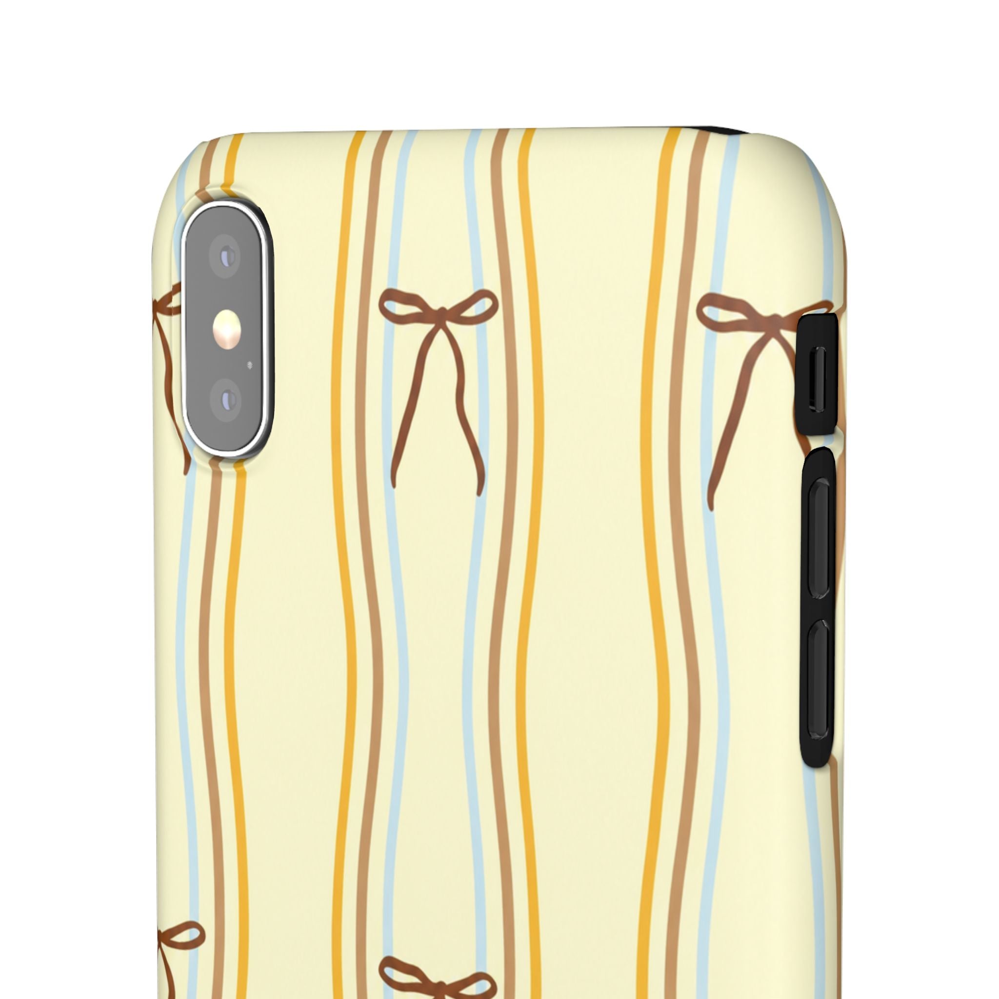 Bow Stripe Phone Case