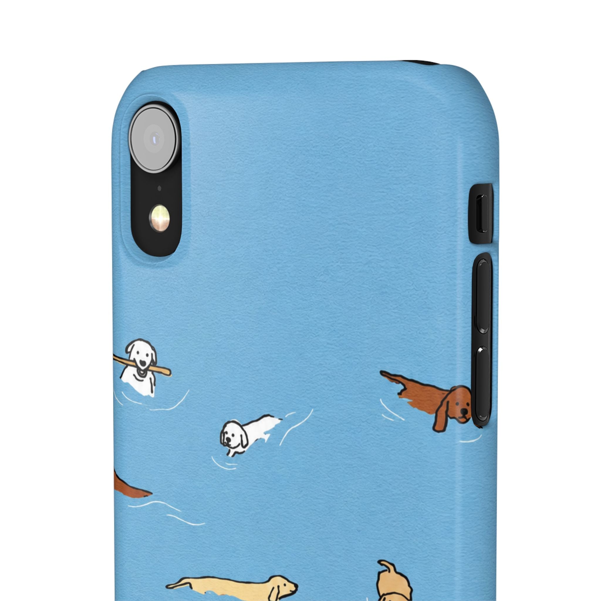 Swimming Dogs Phone Case