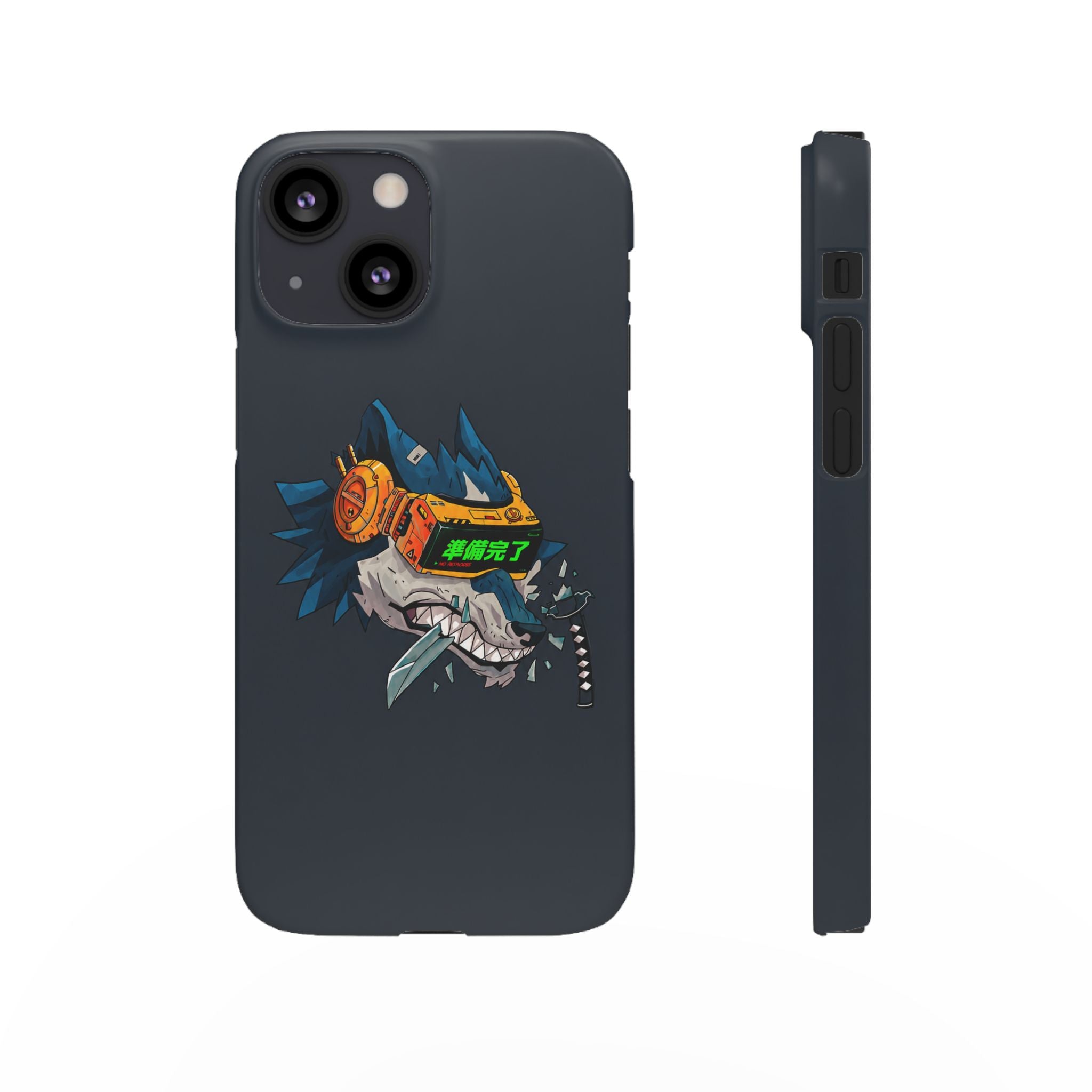 Cyberpunk Wolf Phone Case