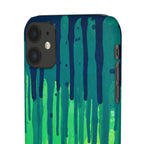 Liquid Emerald – Abstract Drip Phone Case