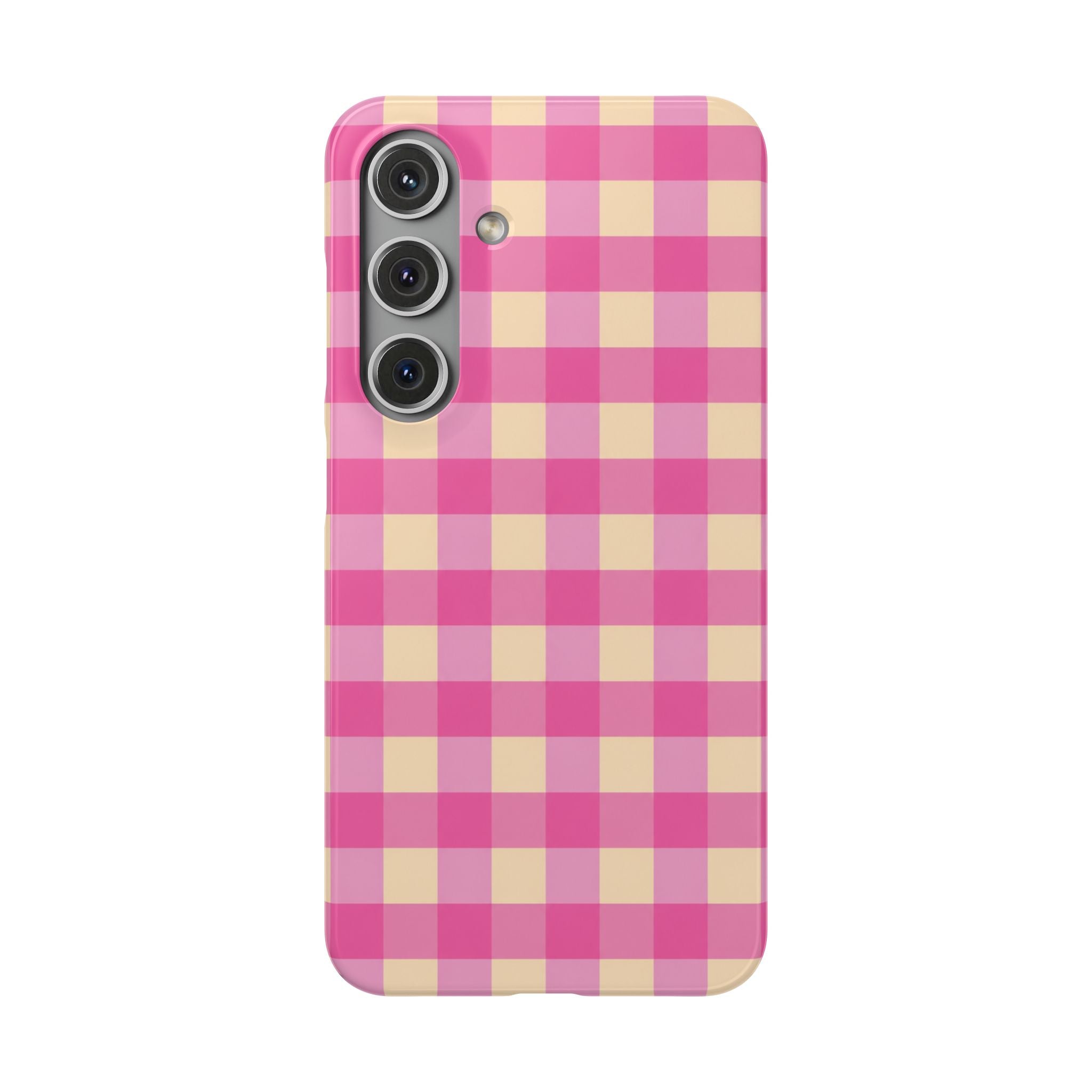 Pink Gingham Phone Case