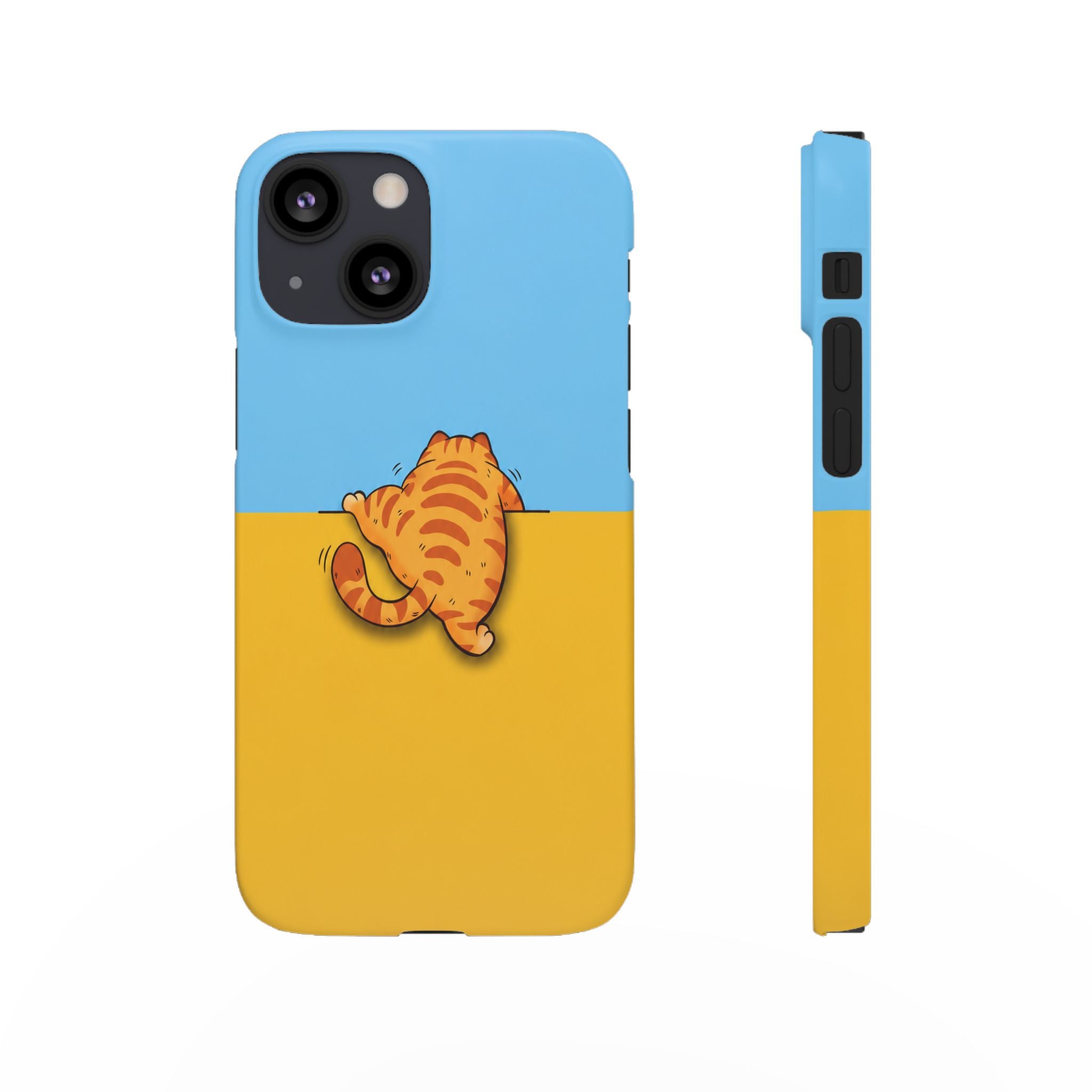 Peekaboo Orange Cat Phone Case