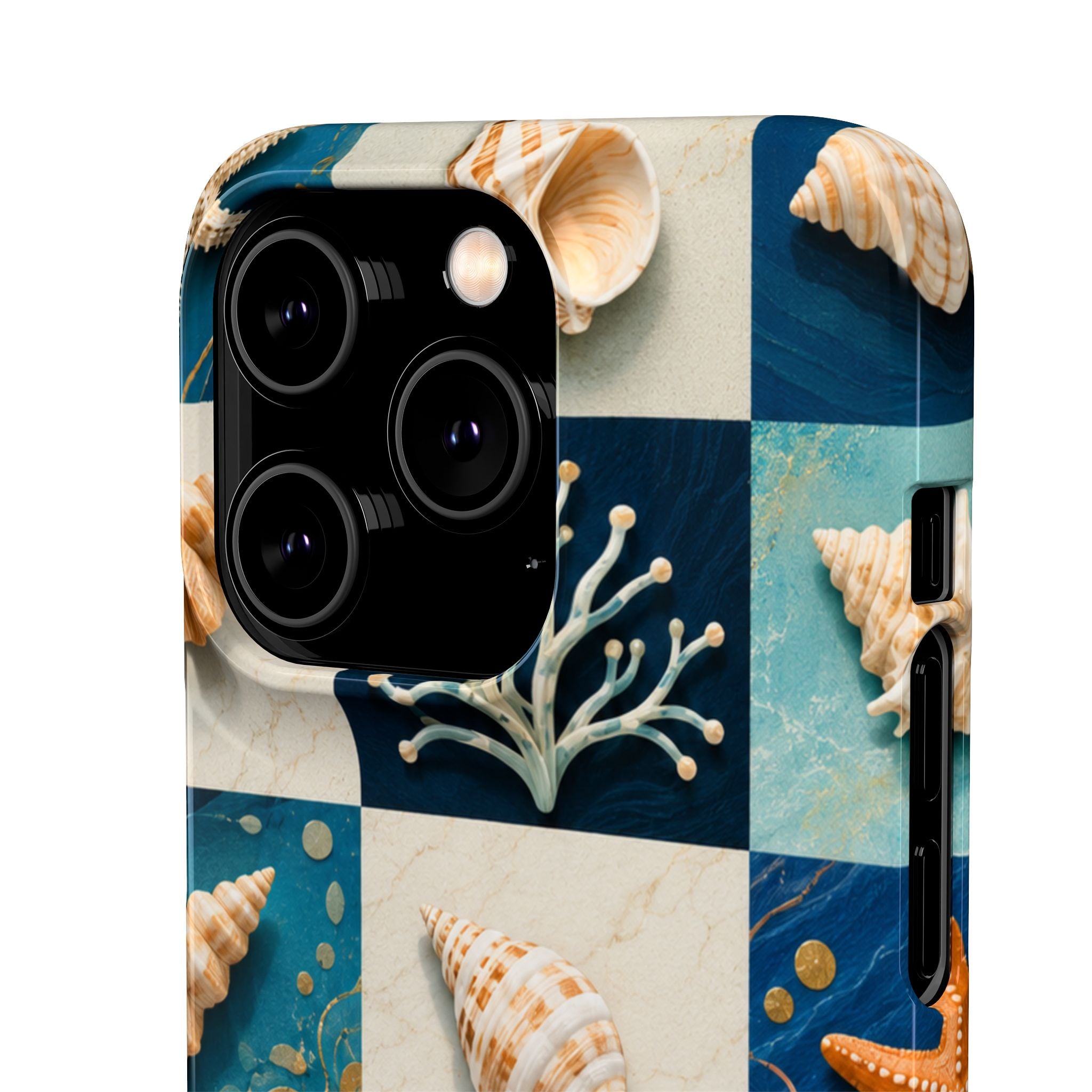 Coastal Seashell Mosaic Phone Case