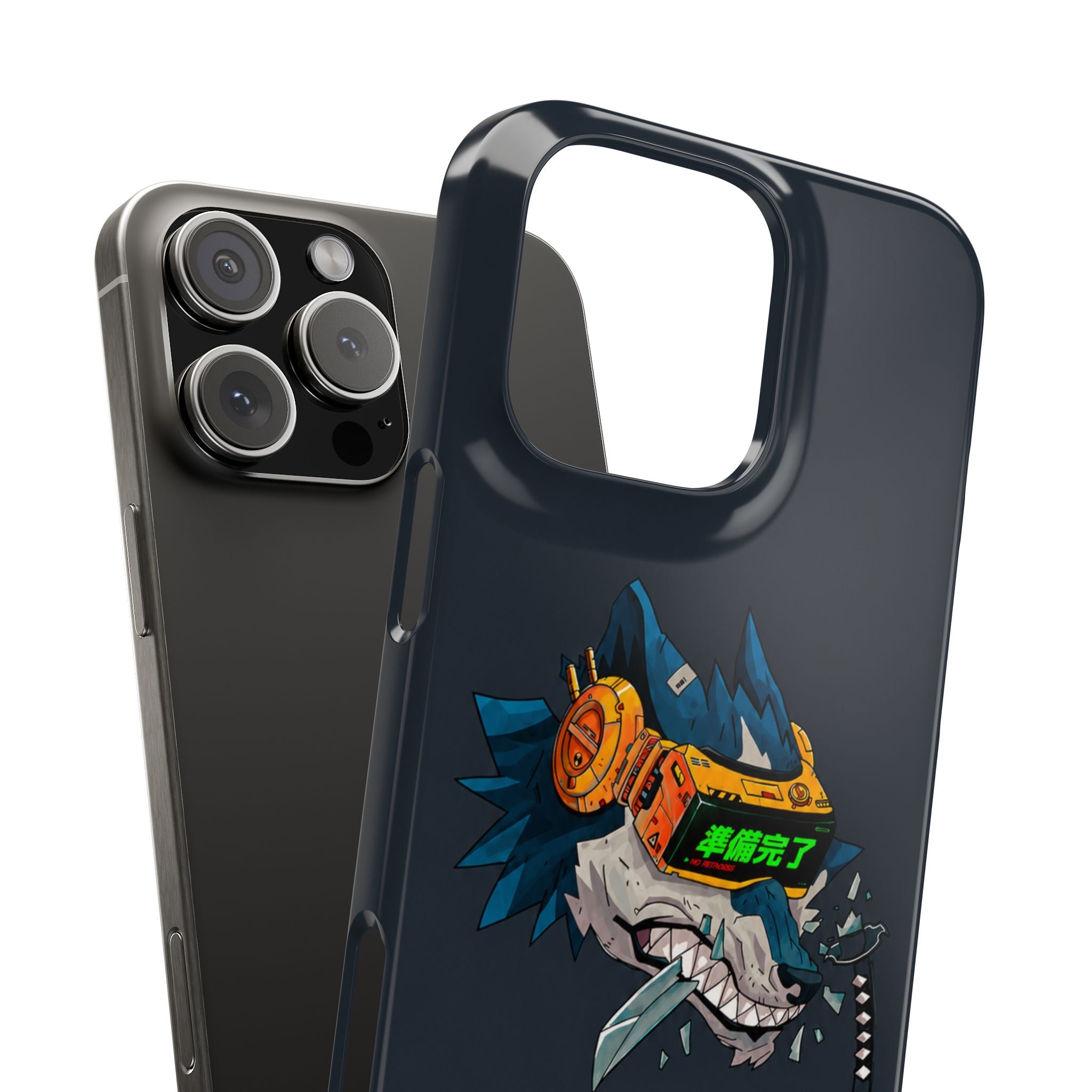 Cyberpunk Wolf Phone Case