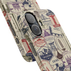 Vintage Travel Stamps Phone Case