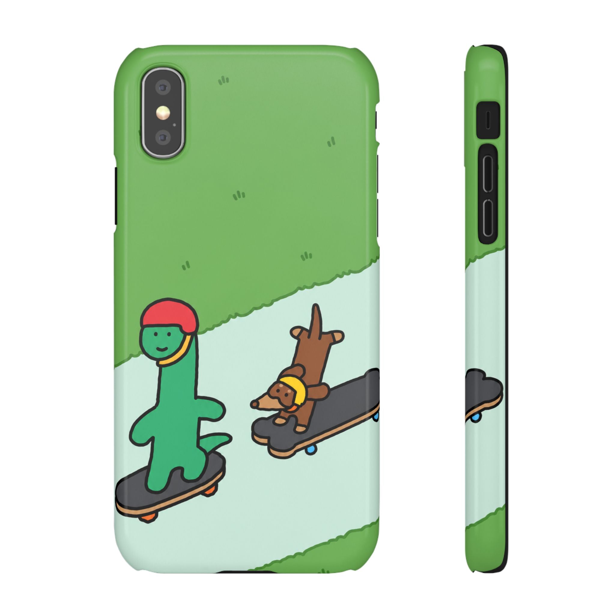 Skater Dino Phone Case