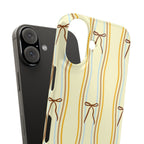 Bow Stripe Phone Case