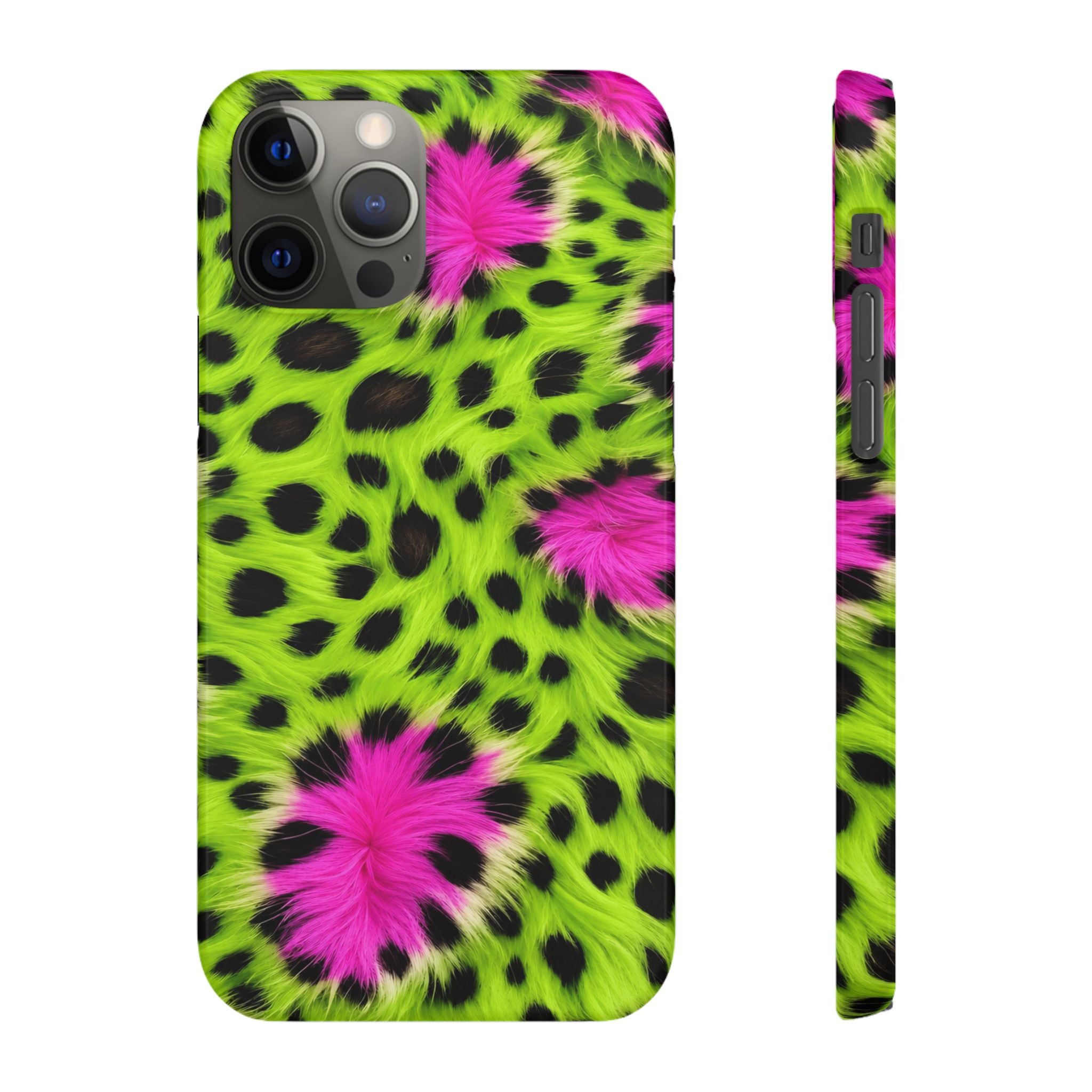 Neon Leopard Phone Case
