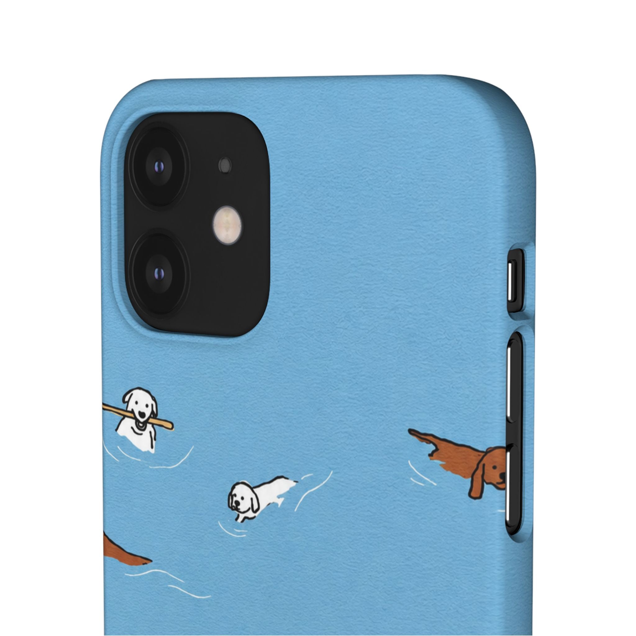 Swimming Dogs Phone Case