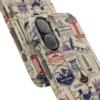 Vintage Travel Stamps Phone Case