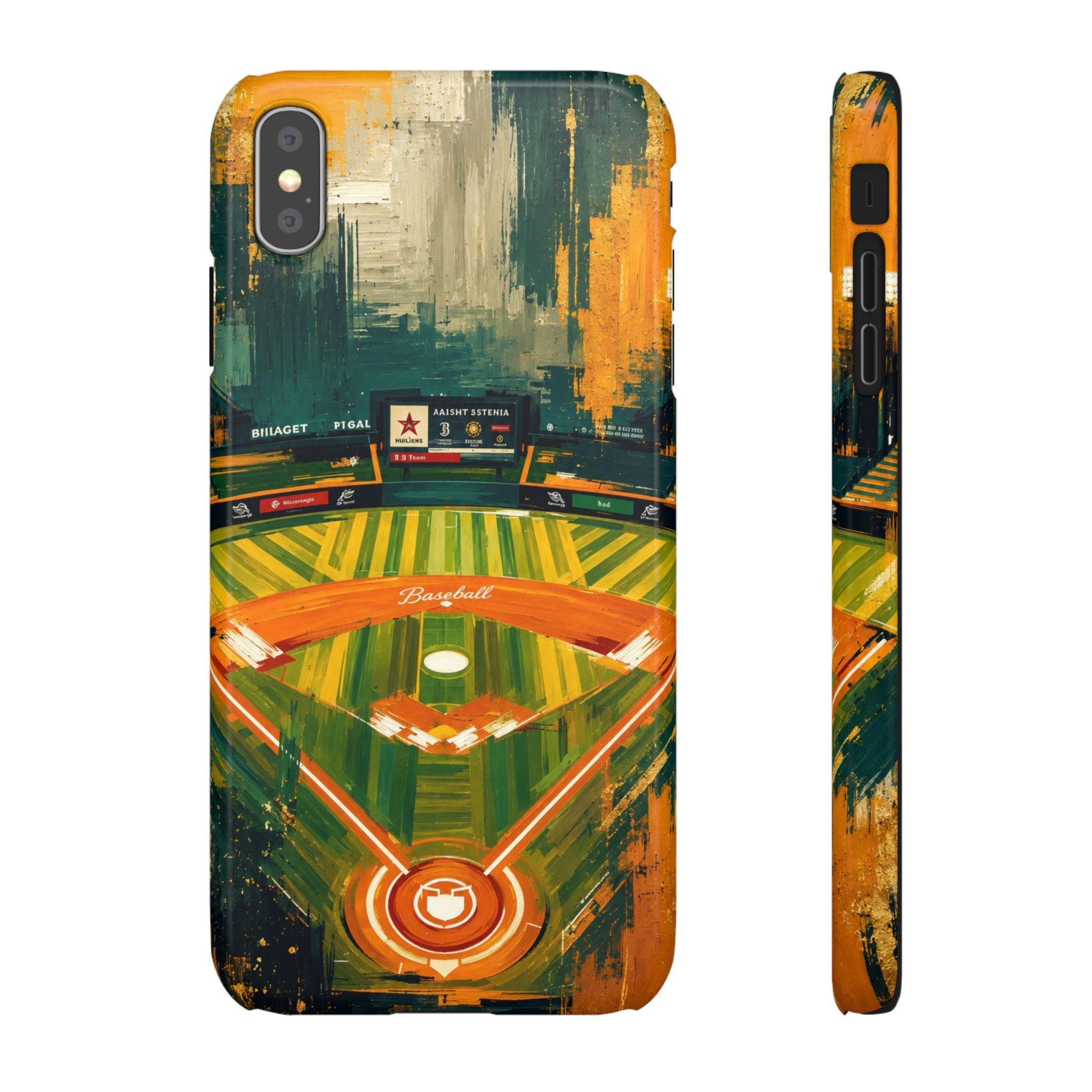 Abstract Baseball Stadium Phone Case