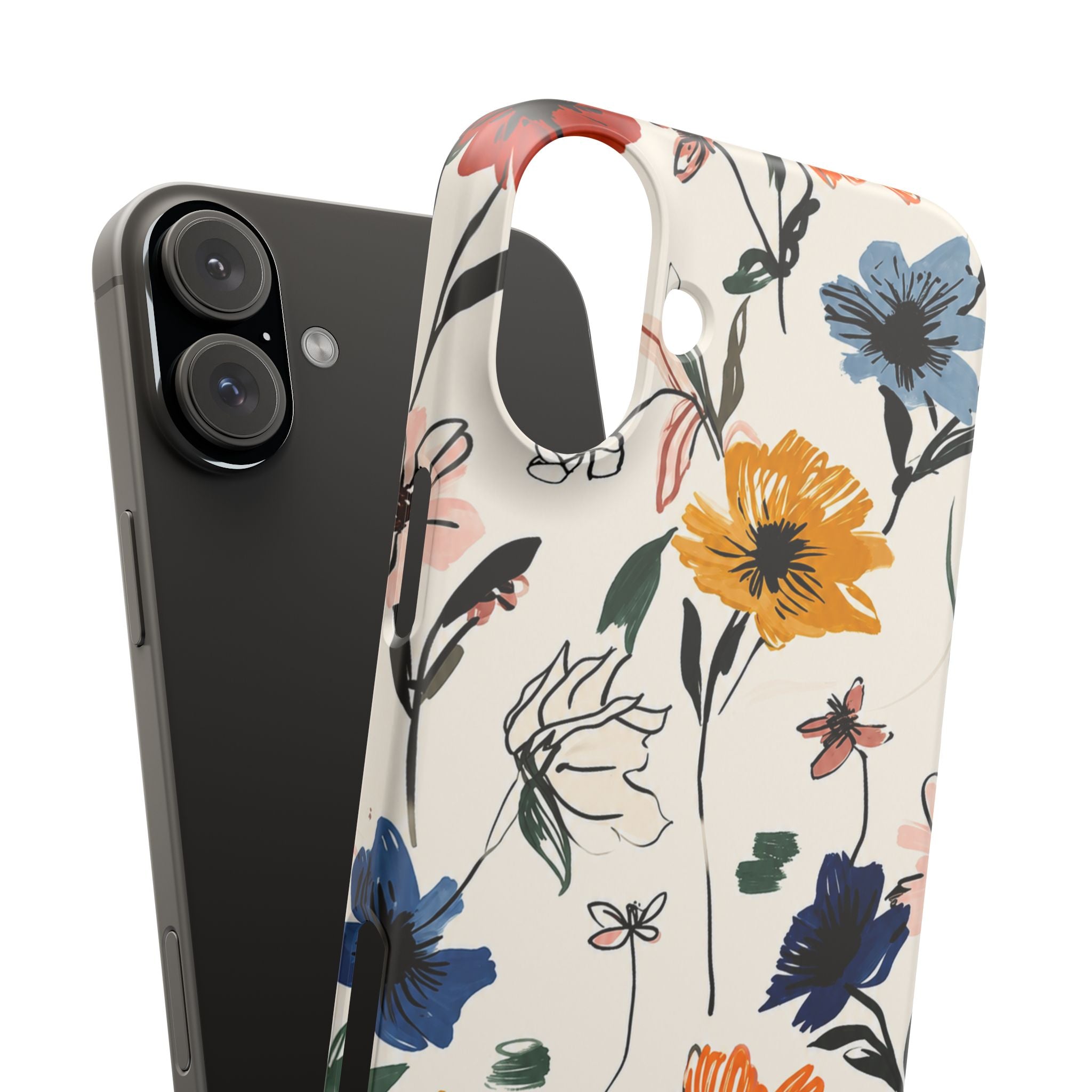 Wildflower Sketch Phone Case