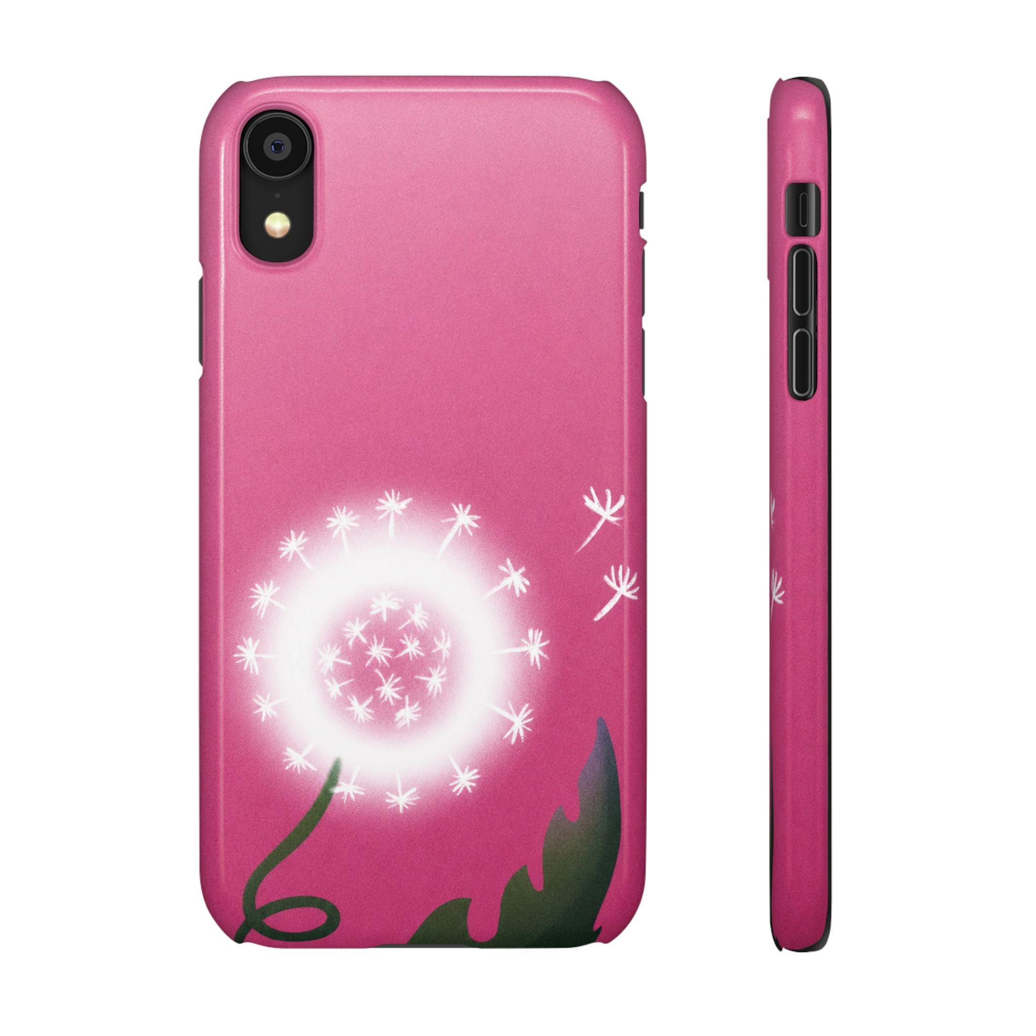 Pink Dandelion Phone Case