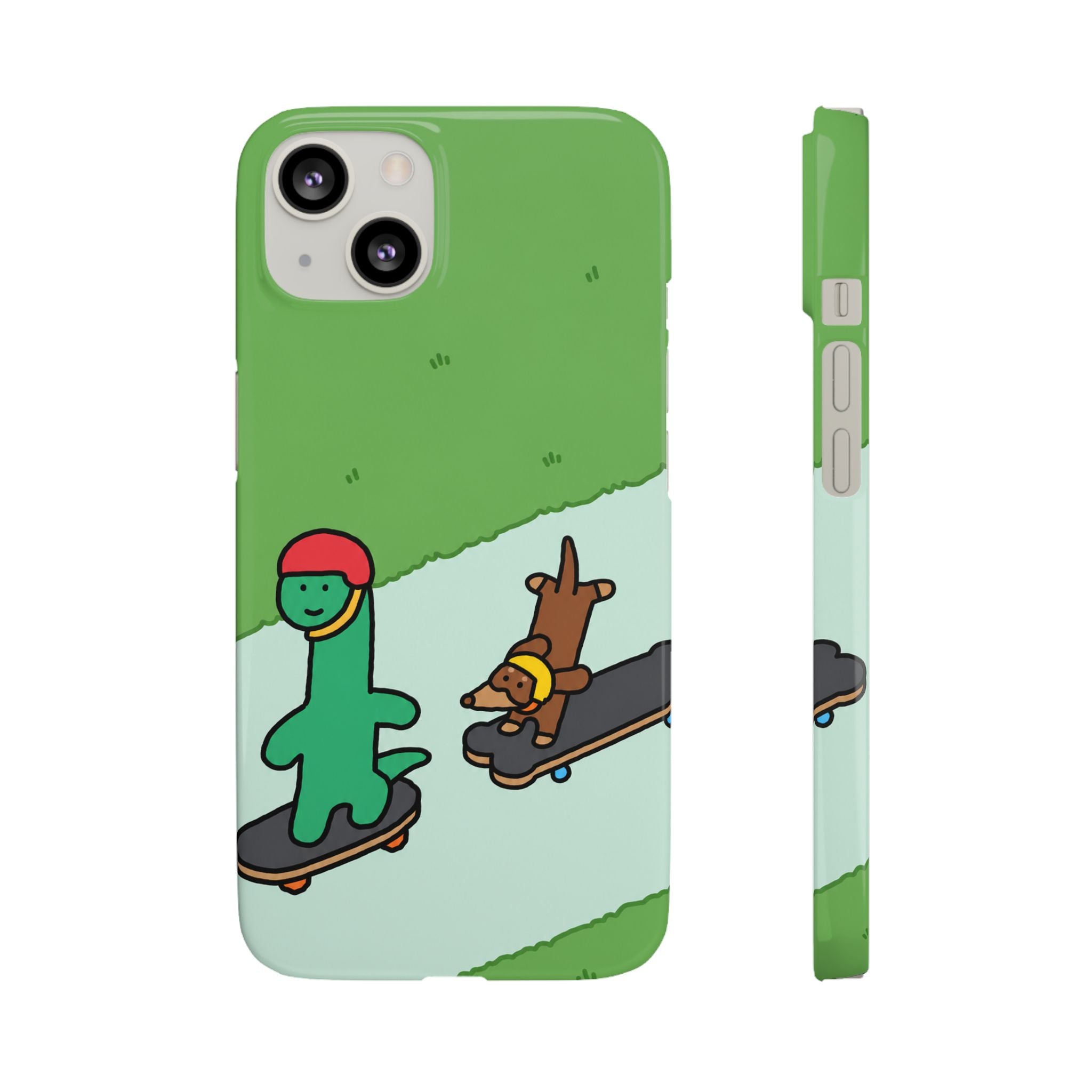 Skater Dino Phone Case