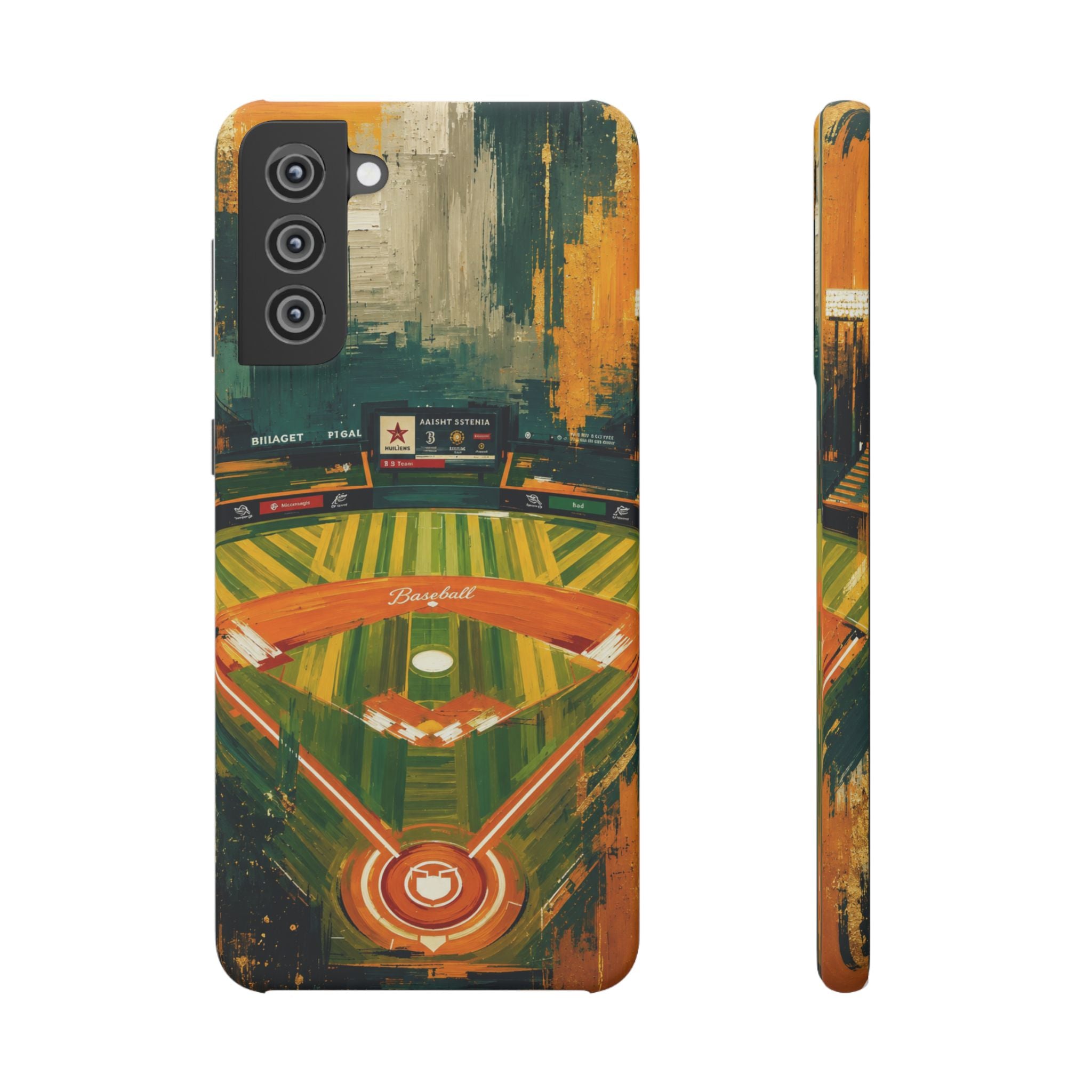 Abstract Baseball Stadium Phone Case