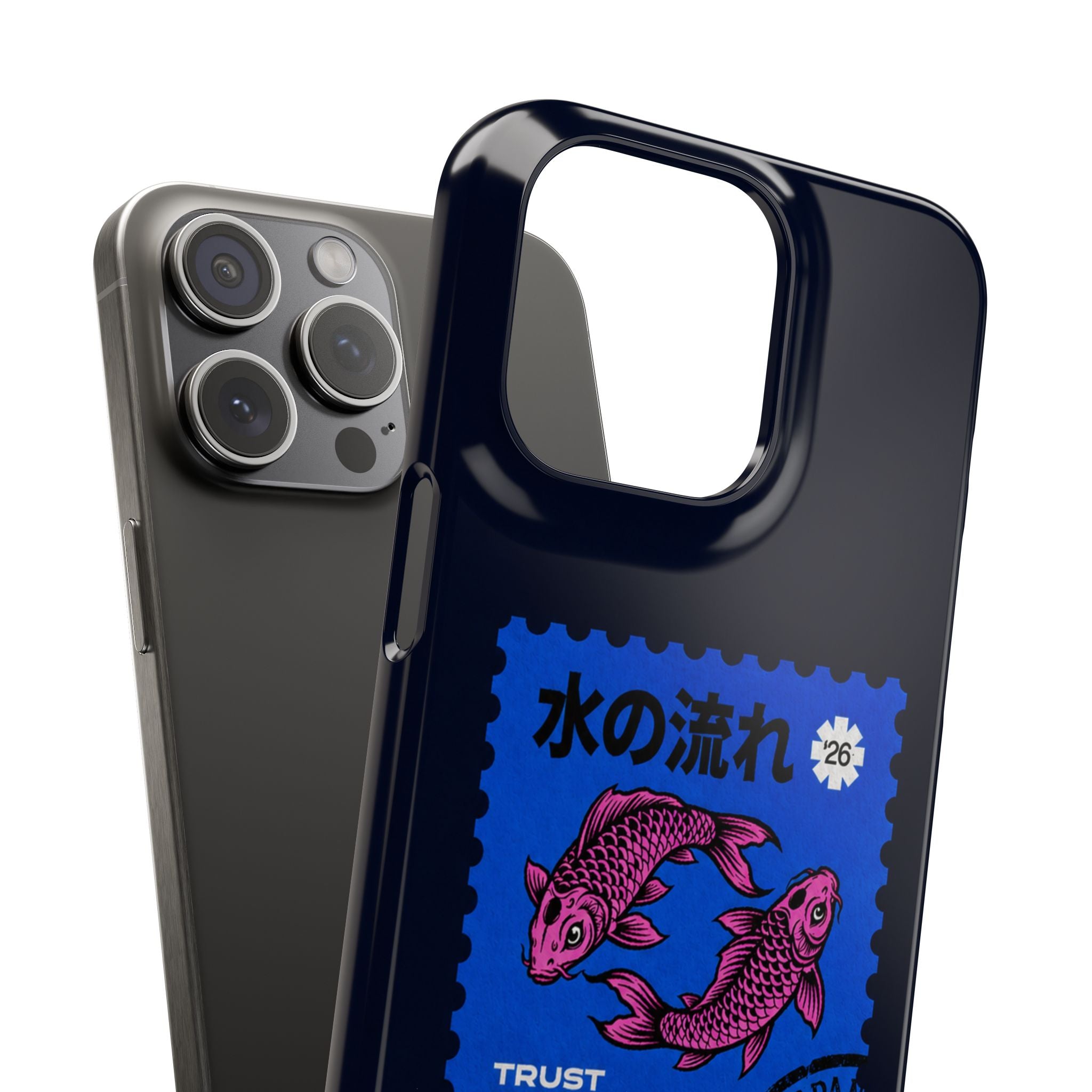 Trust The Flow Koi Phone Case