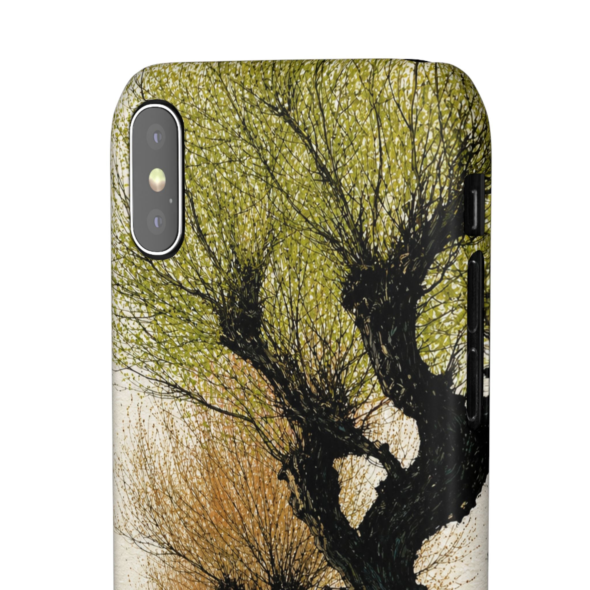Serene Willow Landscape Phone Case