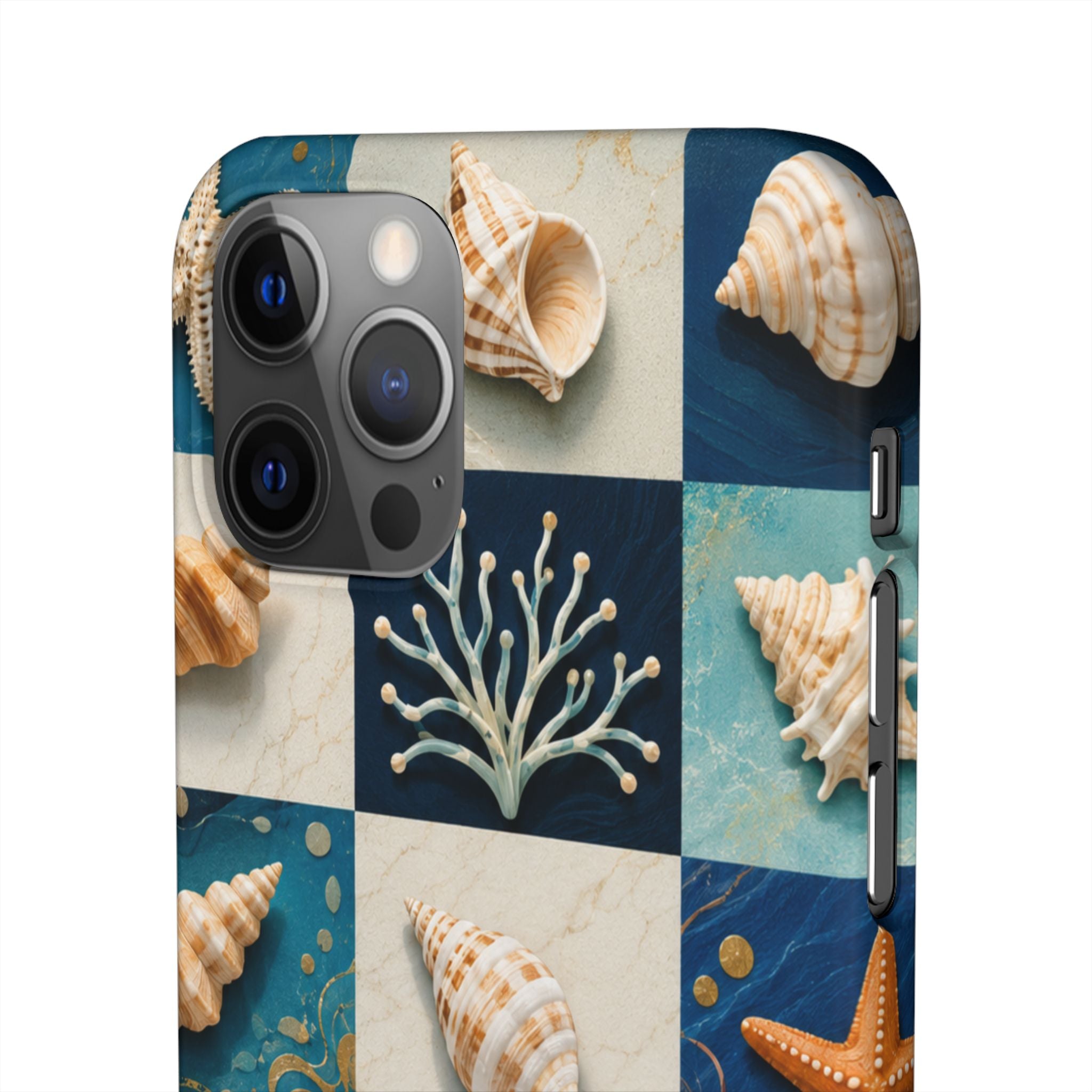 Coastal Seashell Mosaic Phone Case