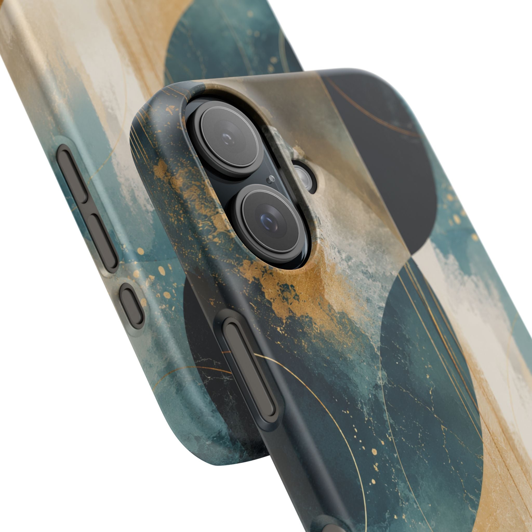 Golden Horizon Abstract Phone Case