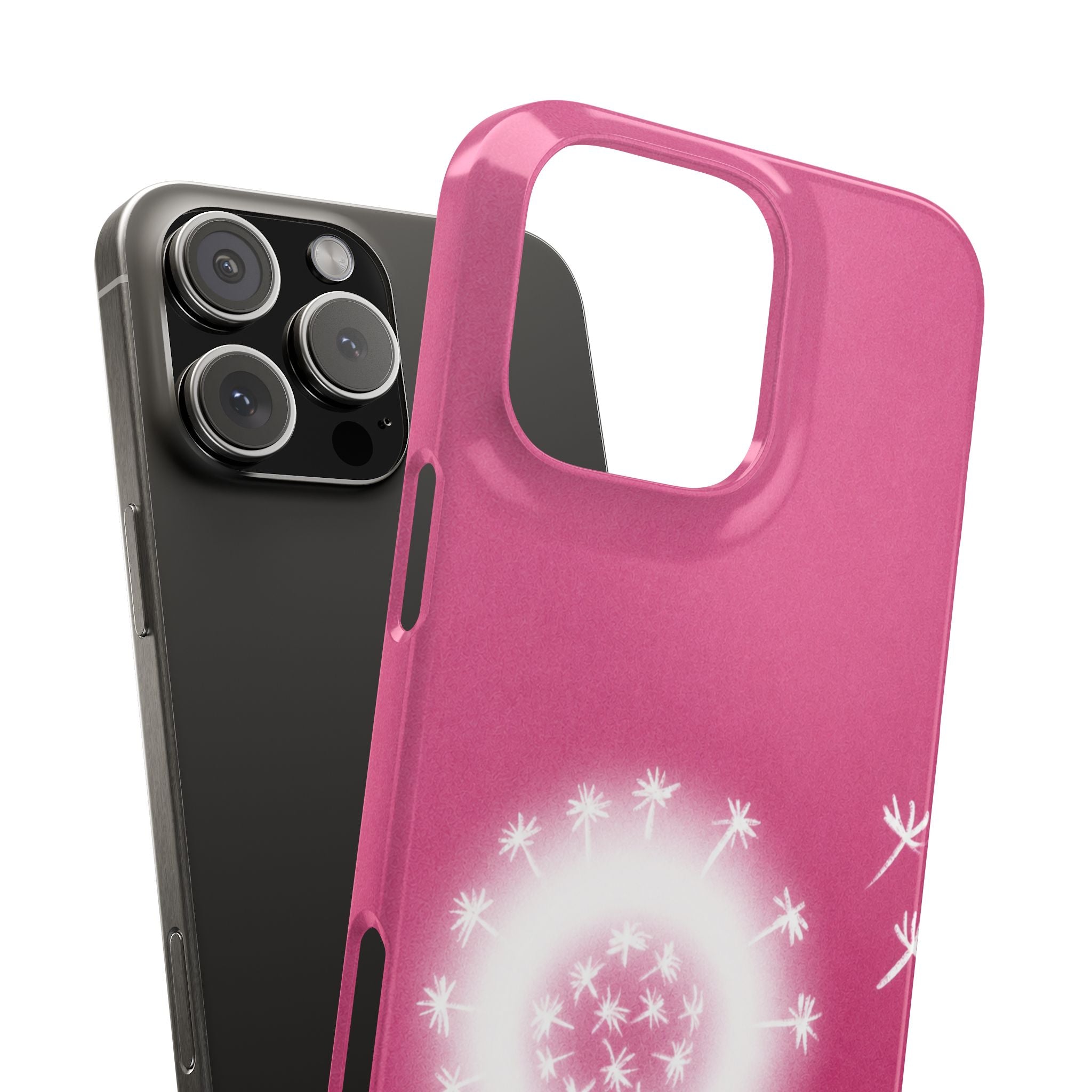 Pink Dandelion Phone Case