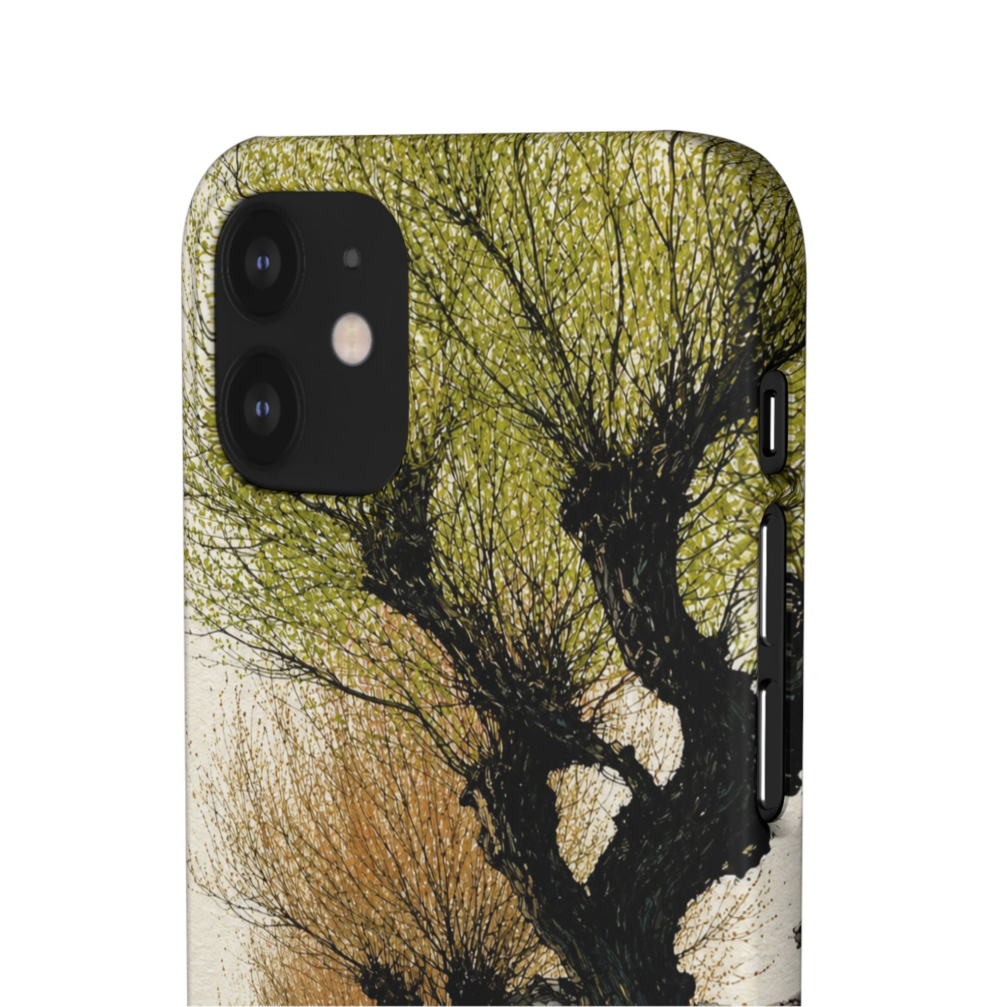 Serene Willow Landscape Phone Case