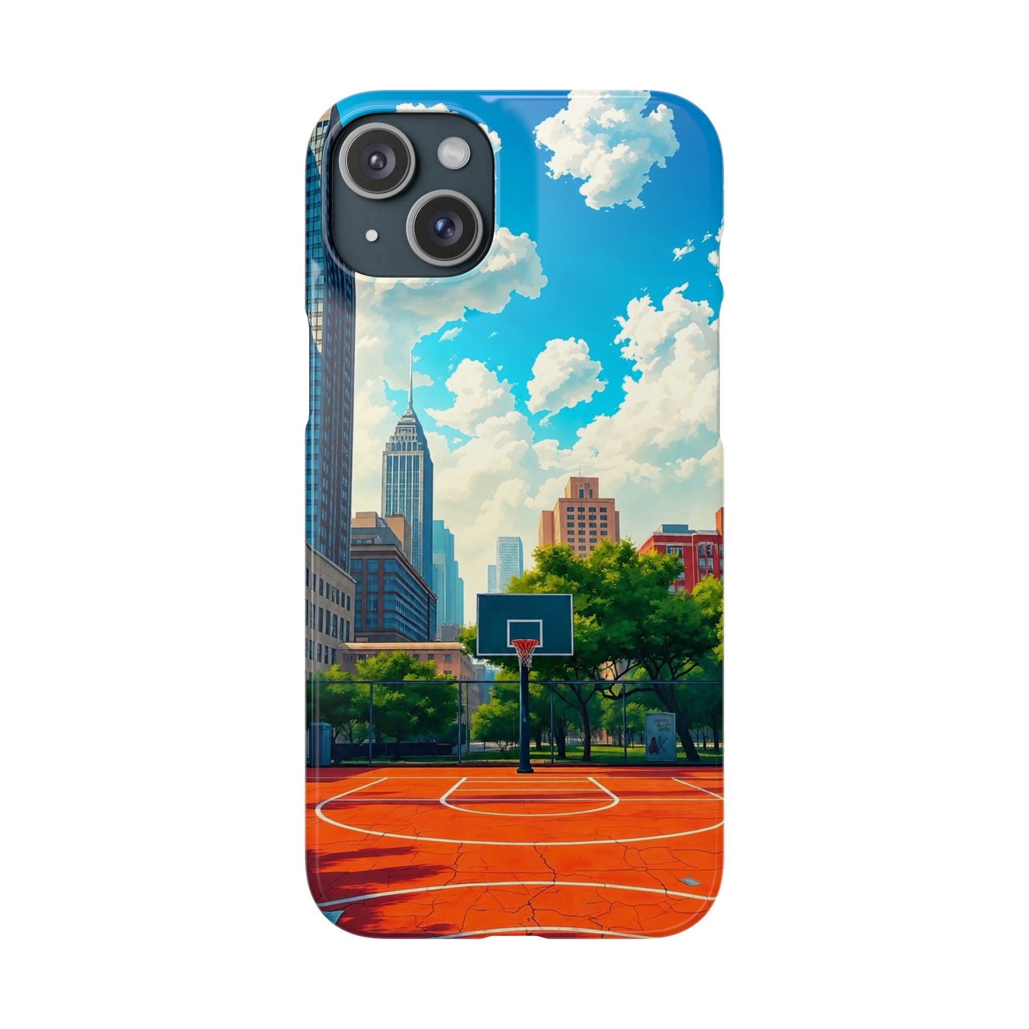Urban Basketball Court Phone Case