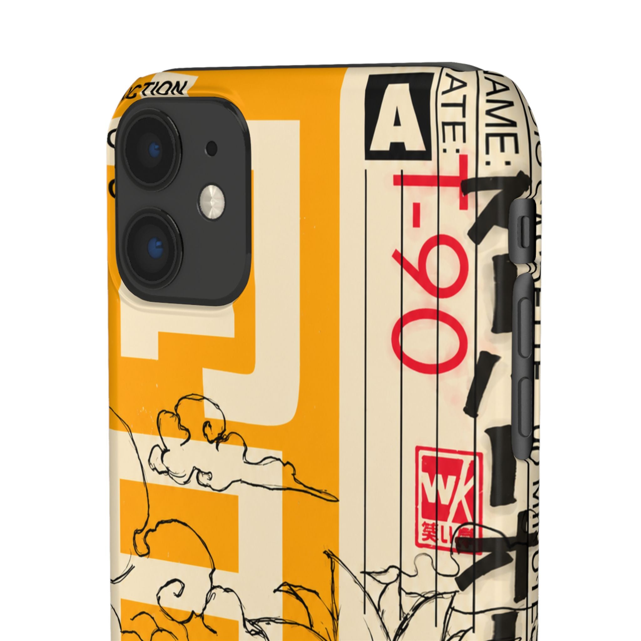 Retro Cassette Floral Phone Case