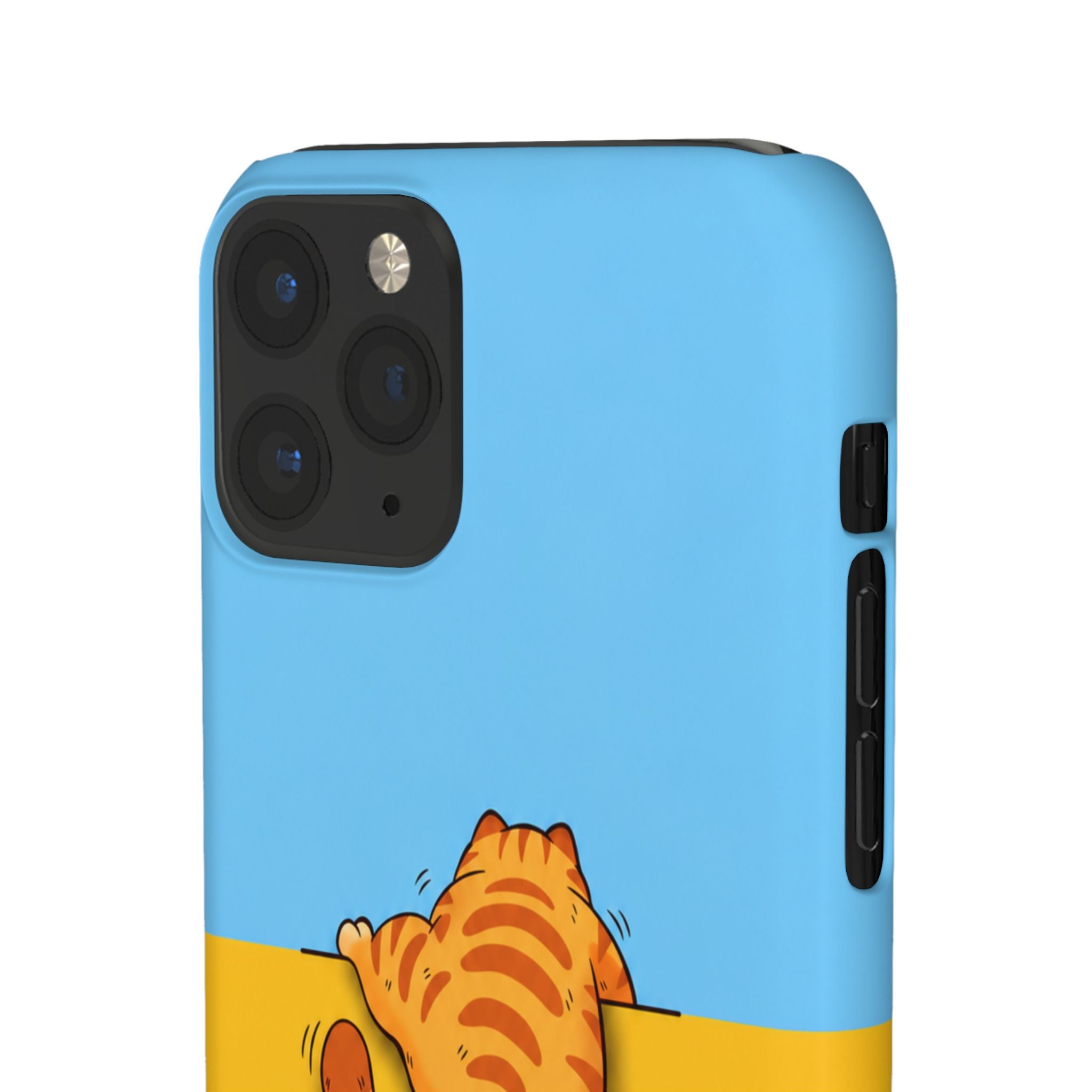 Peekaboo Orange Cat Phone Case