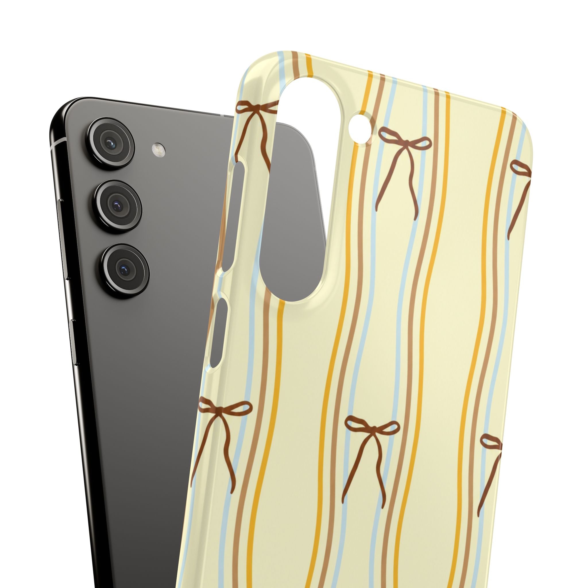 Bow Stripe Phone Case