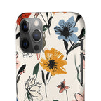 Wildflower Sketch Phone Case