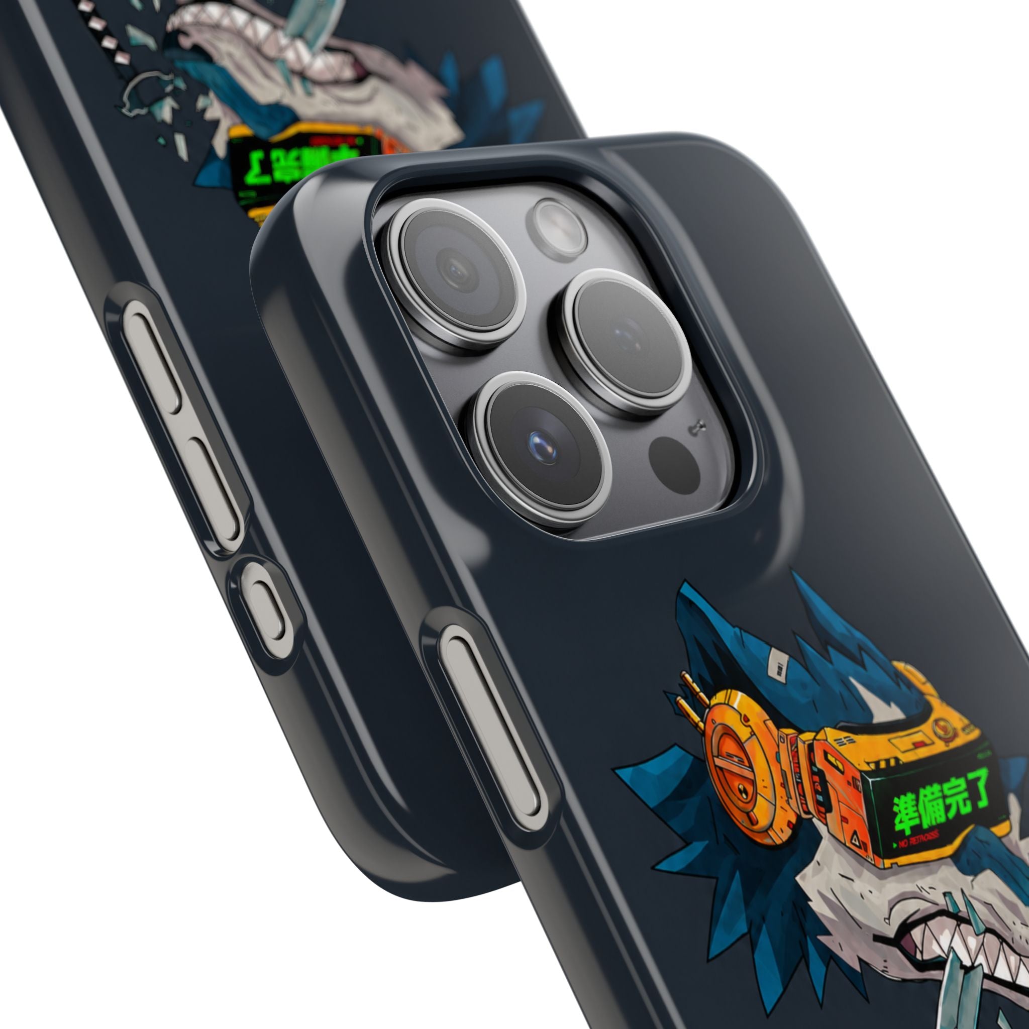Cyberpunk Wolf Phone Case