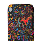 Neon Maze Phone Case