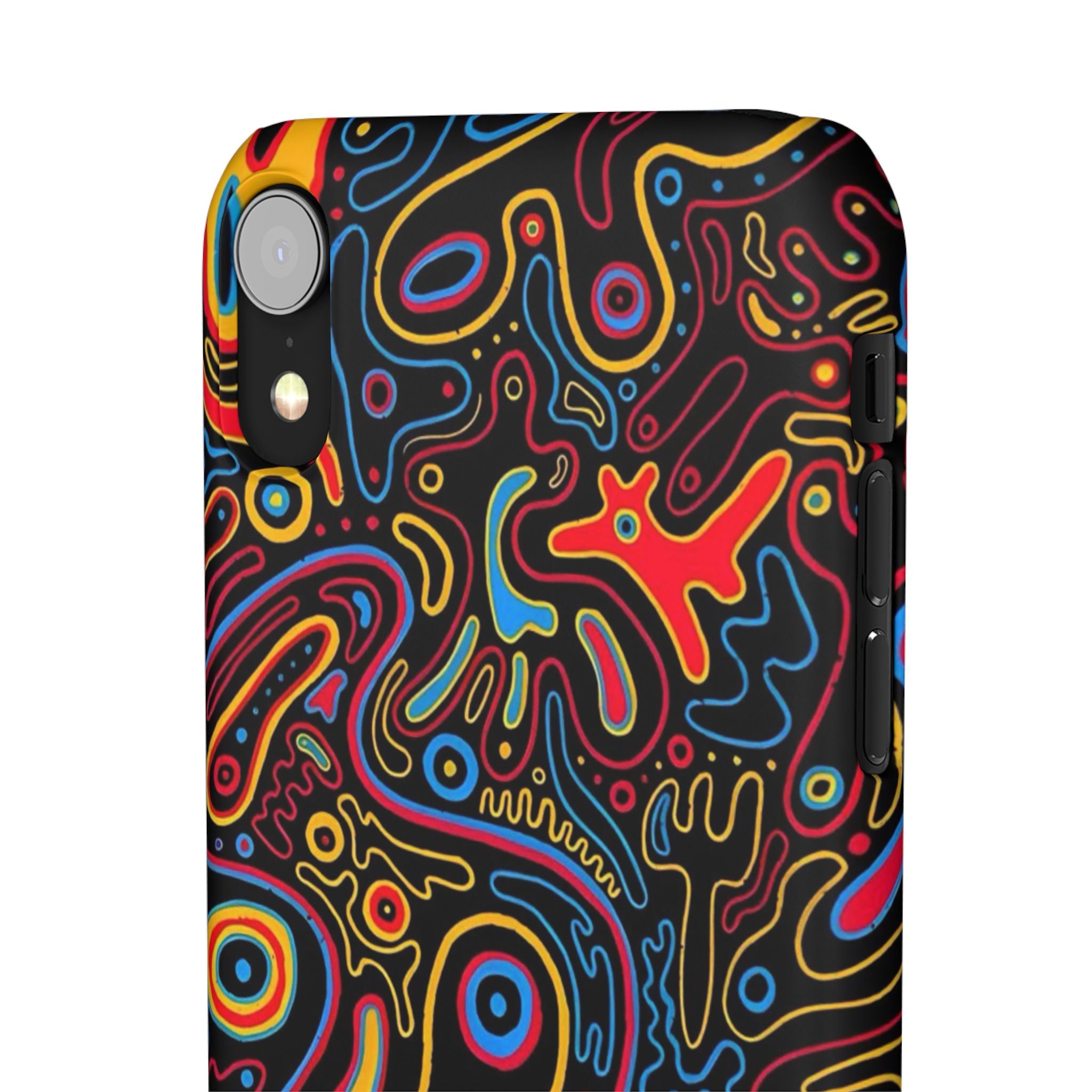 Neon Maze Phone Case