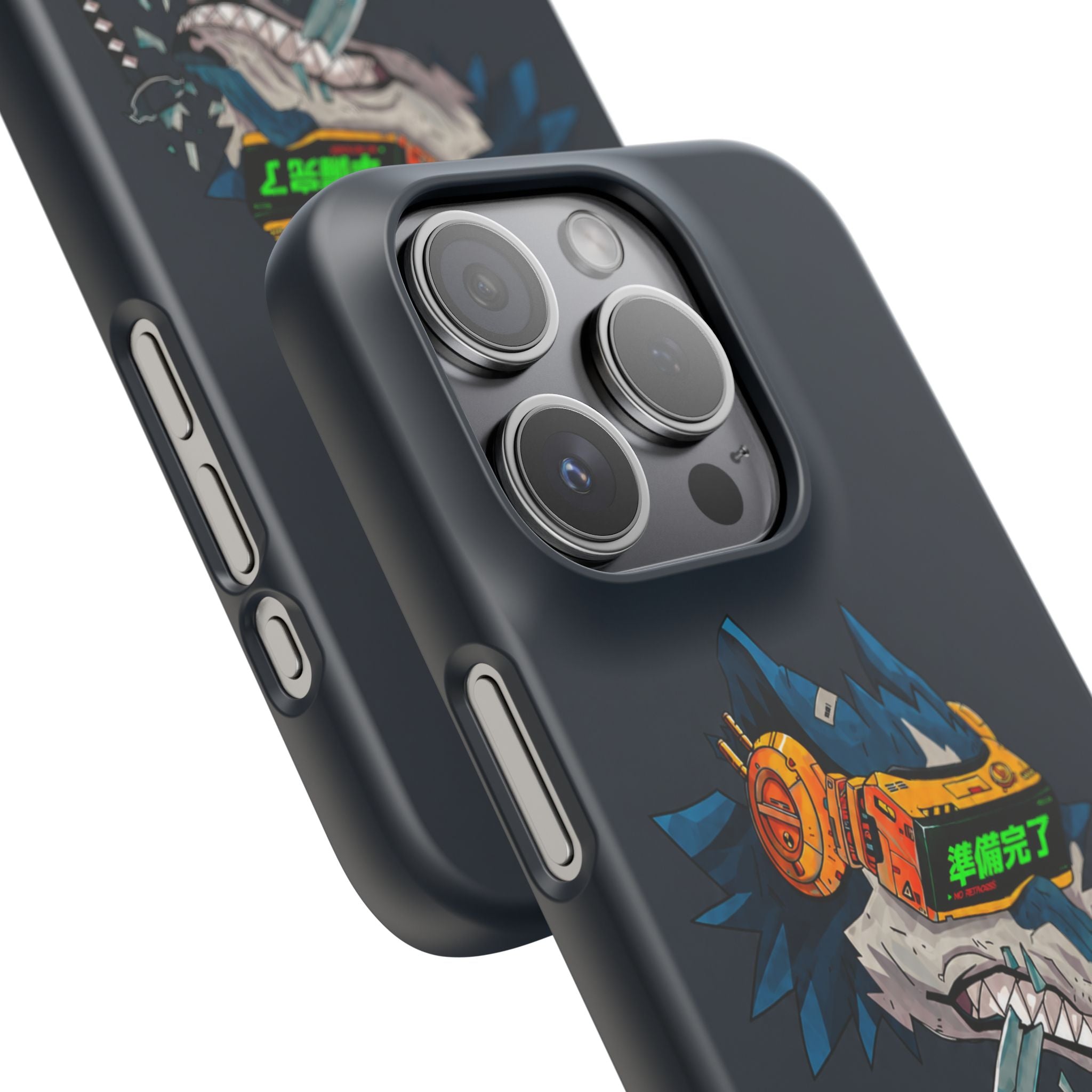 Cyberpunk Wolf Phone Case