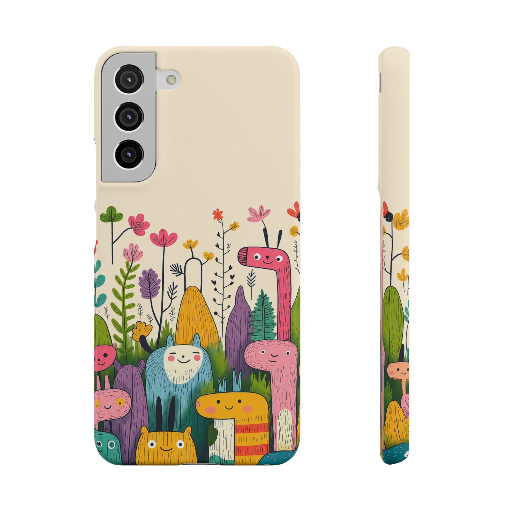 Cute Monster Garden Phone Case