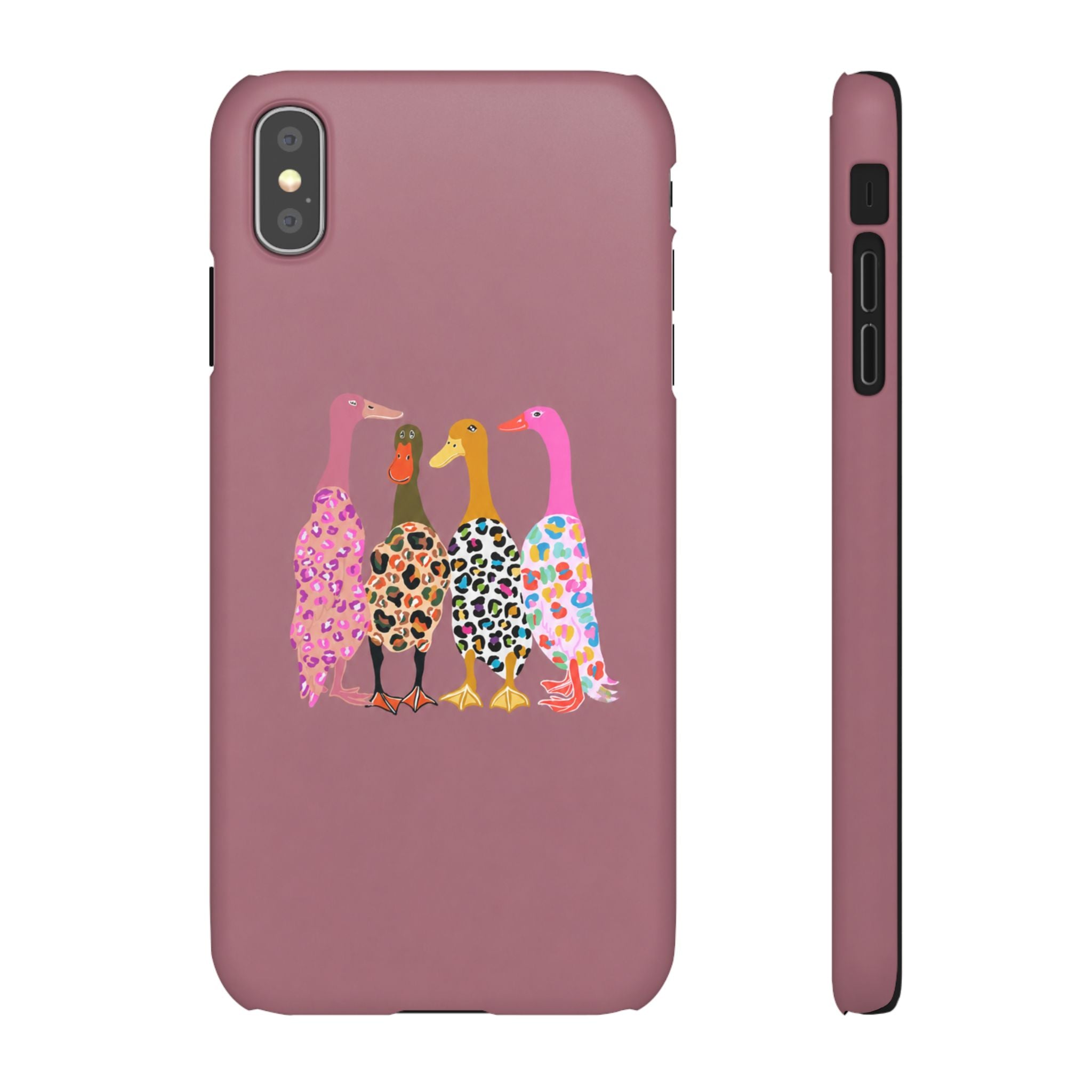Colorful Leopard Ducks Phone Case