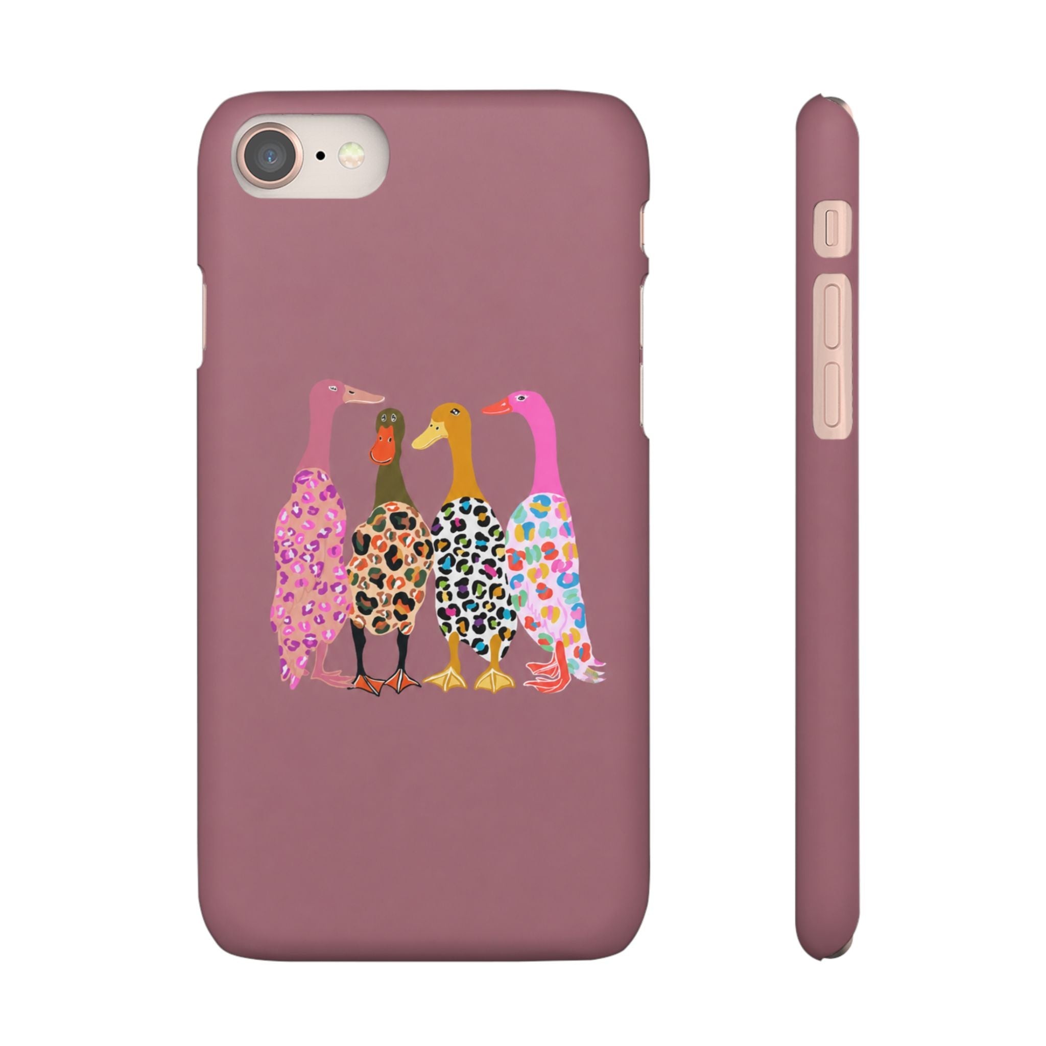 Colorful Leopard Ducks Phone Case