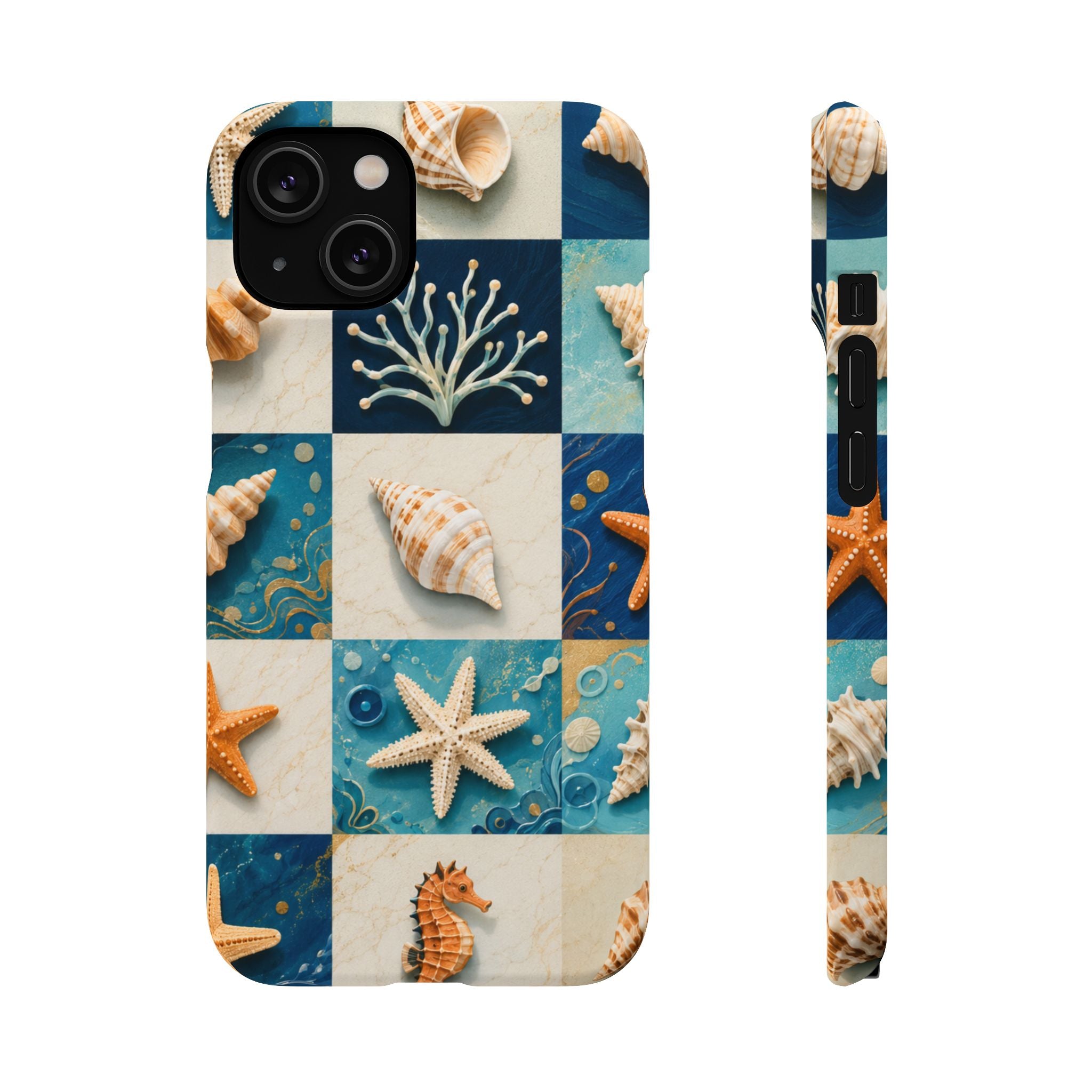 Coastal Seashell Mosaic Phone Case