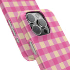 Pink Gingham Phone Case