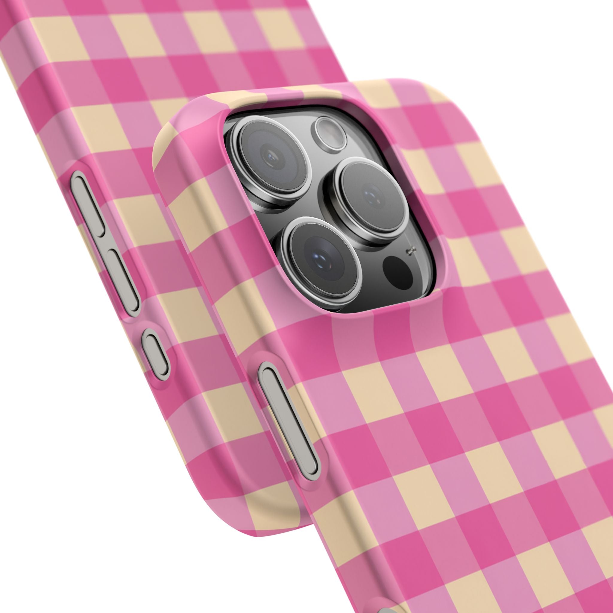 Pink Gingham Phone Case