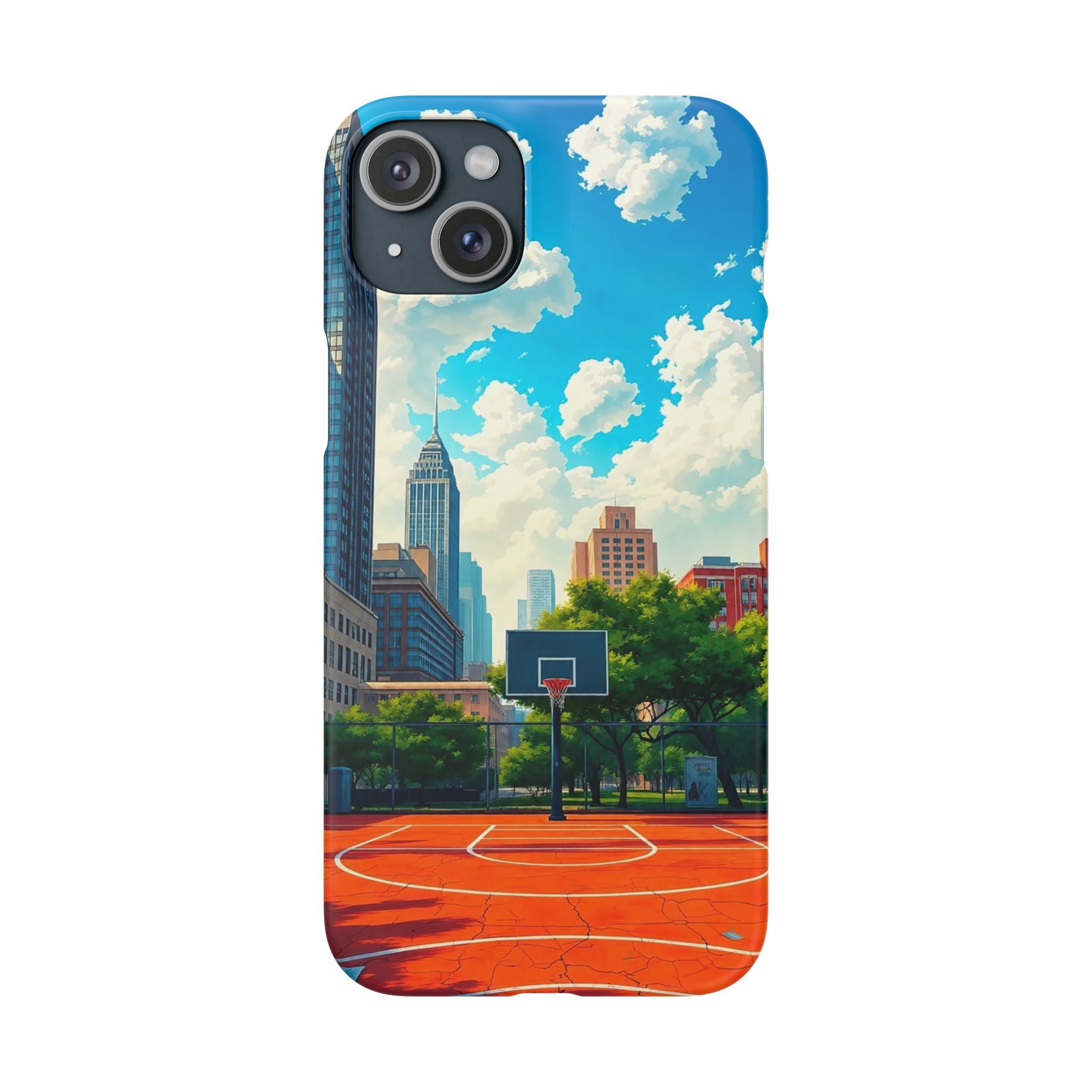 Urban Basketball Court Phone Case
