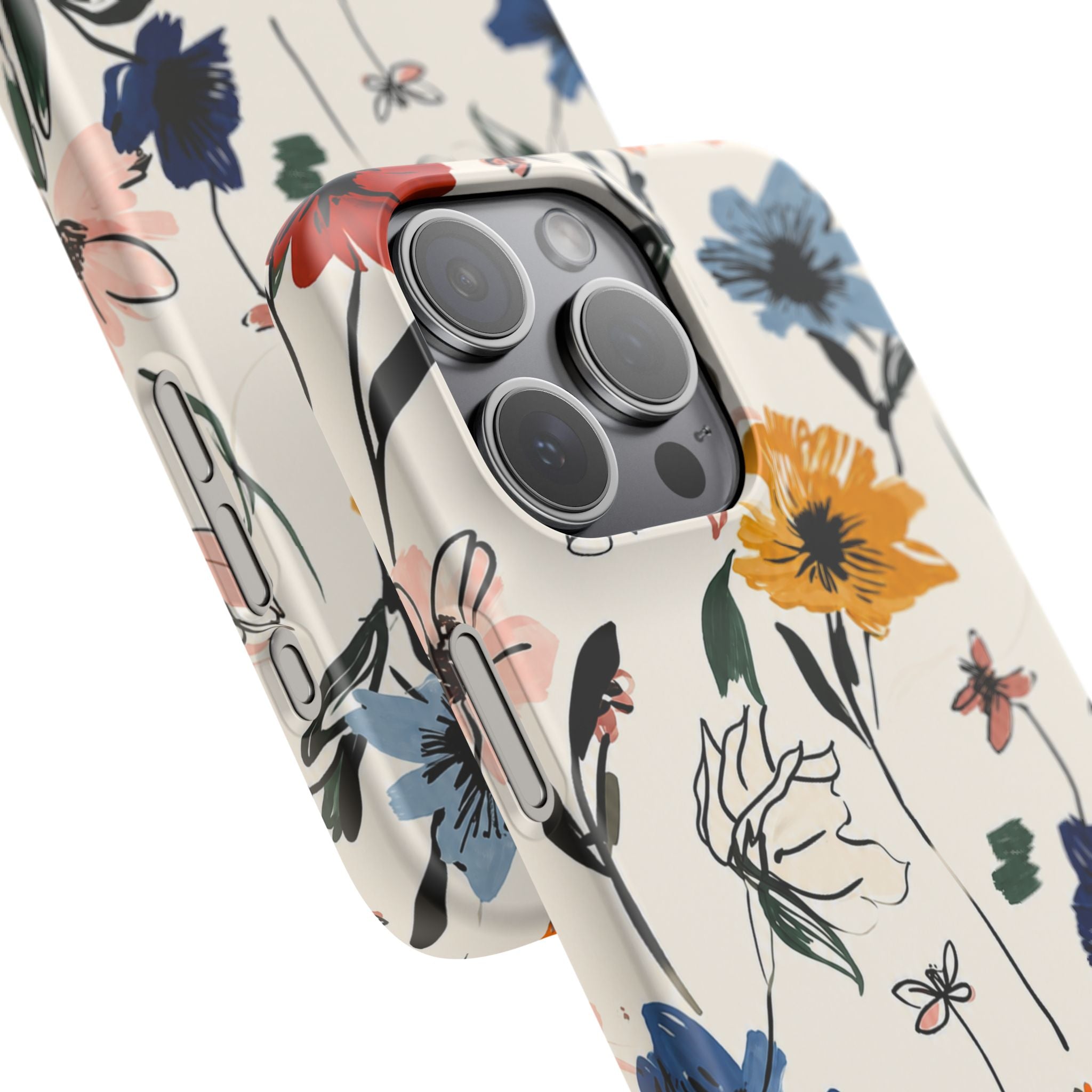 Wildflower Sketch Phone Case